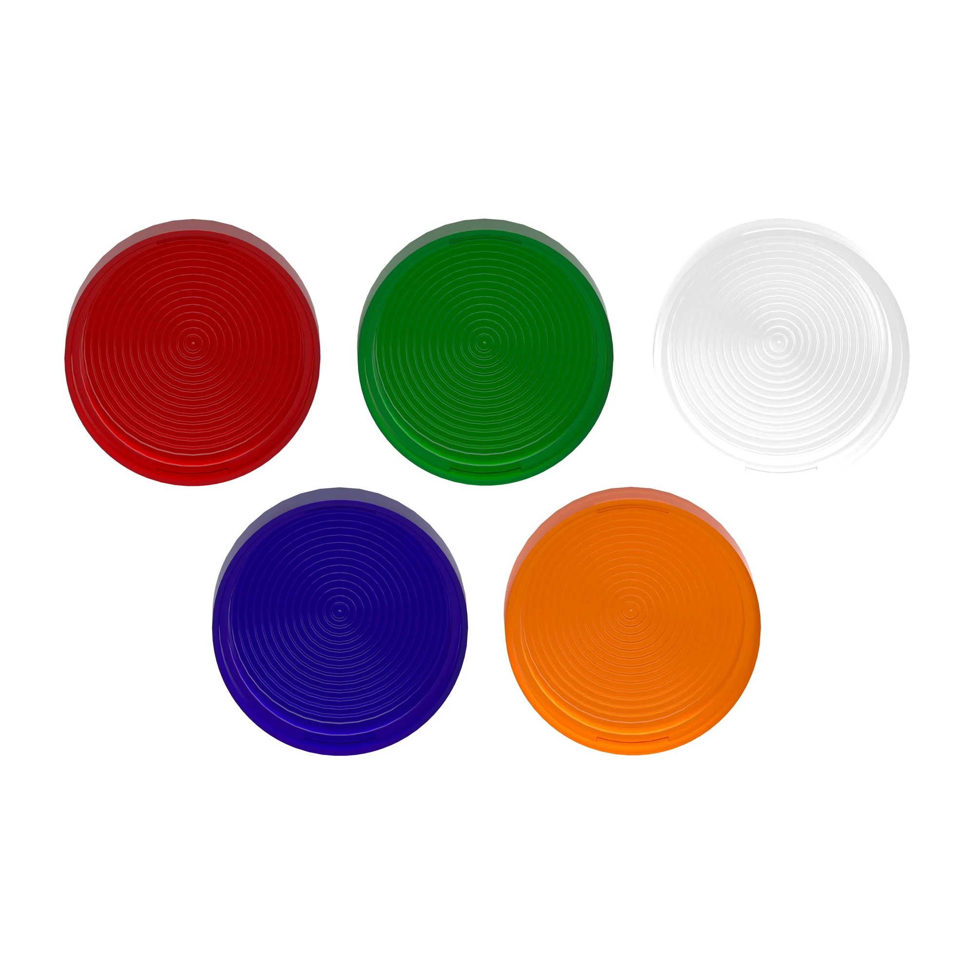 Schneider Electric ZB4BV003 Signal lamp, Front element, Harmony XB4, Metal, 22mm, 5 colored domes, for universal LED, smooth dome (img_003) Schneider Electric ZB4BV003 Signal lamp, Front element, Harmony XB4, Metal, 22mm, 5 colored domes, for universal LED, smooth dome (img_003)