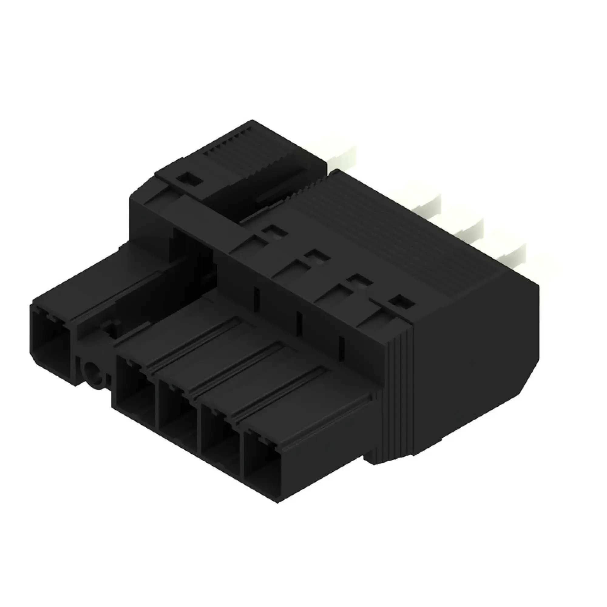 Weidmüller 2630490000 PCB connector (wire connection), 800 V, 41 A, Pitch in mm: 7.62, 6 mm², Number of poles: 5, PUSH IN with actuator, Box (img_001)