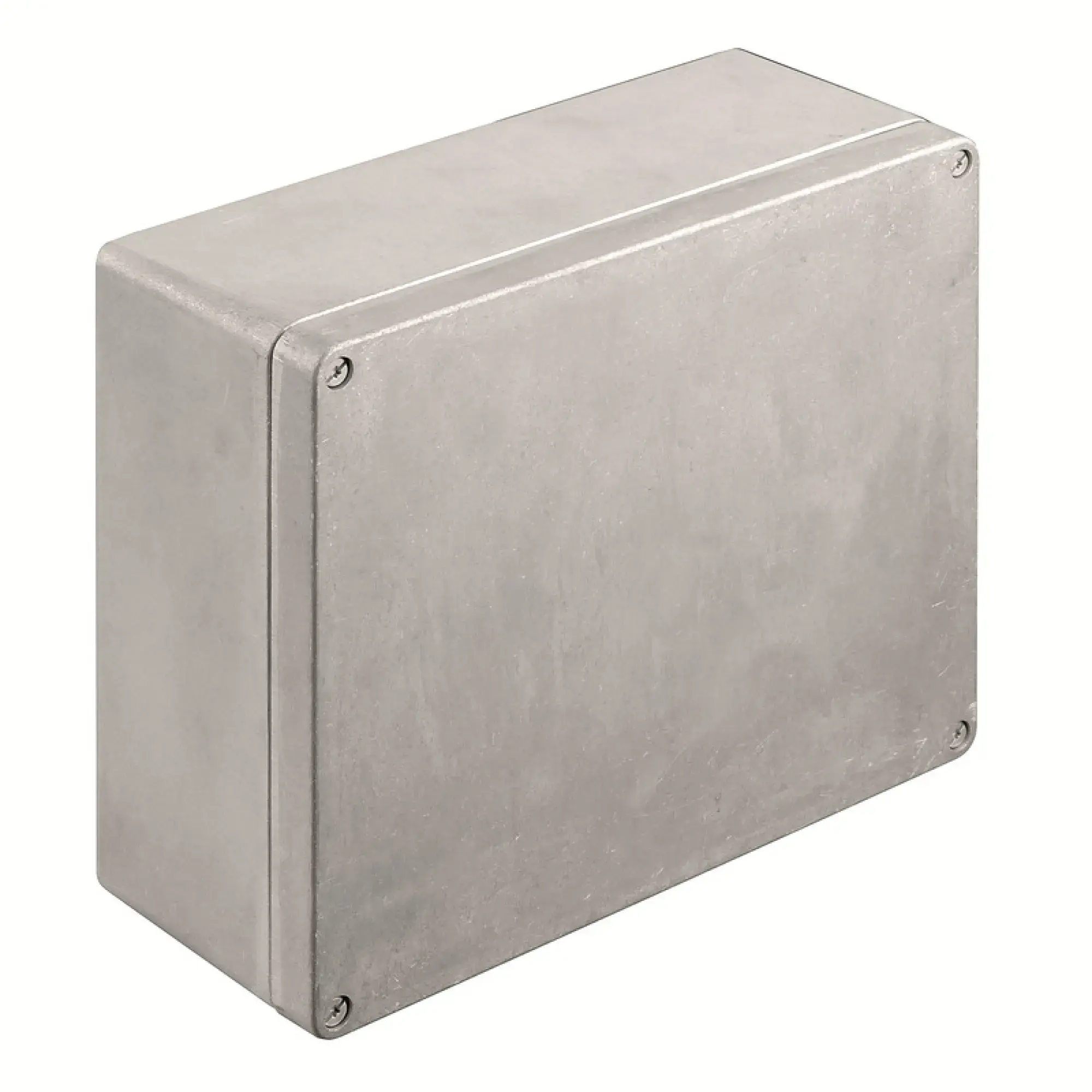 Weidmüller 1939730000 Metal housing, Width: 280 mm, Height: 230 mm, Depth: 100 mm, untreated, Flange plate: No, M6 torx stainless steel screws with slot (img_001)