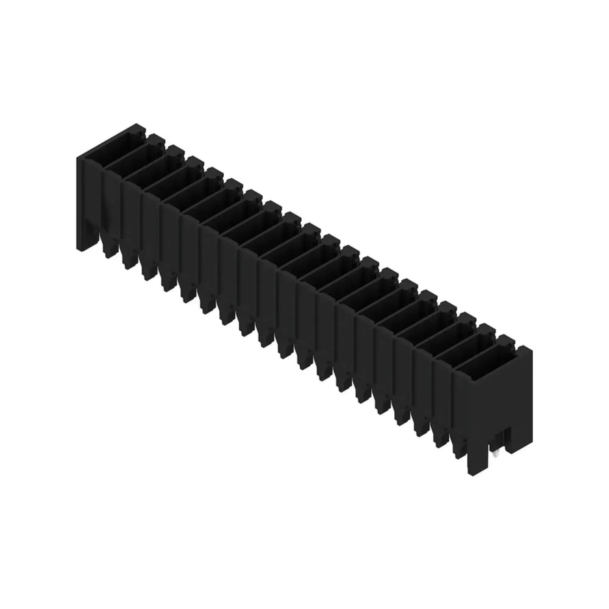 Weidmüller 1290490000 PCB connector (board connection), 160 V, 13.4 A, Pitch in mm: 3.50, Number of poles: 20, THT/THR solder connection, Box (img_001)