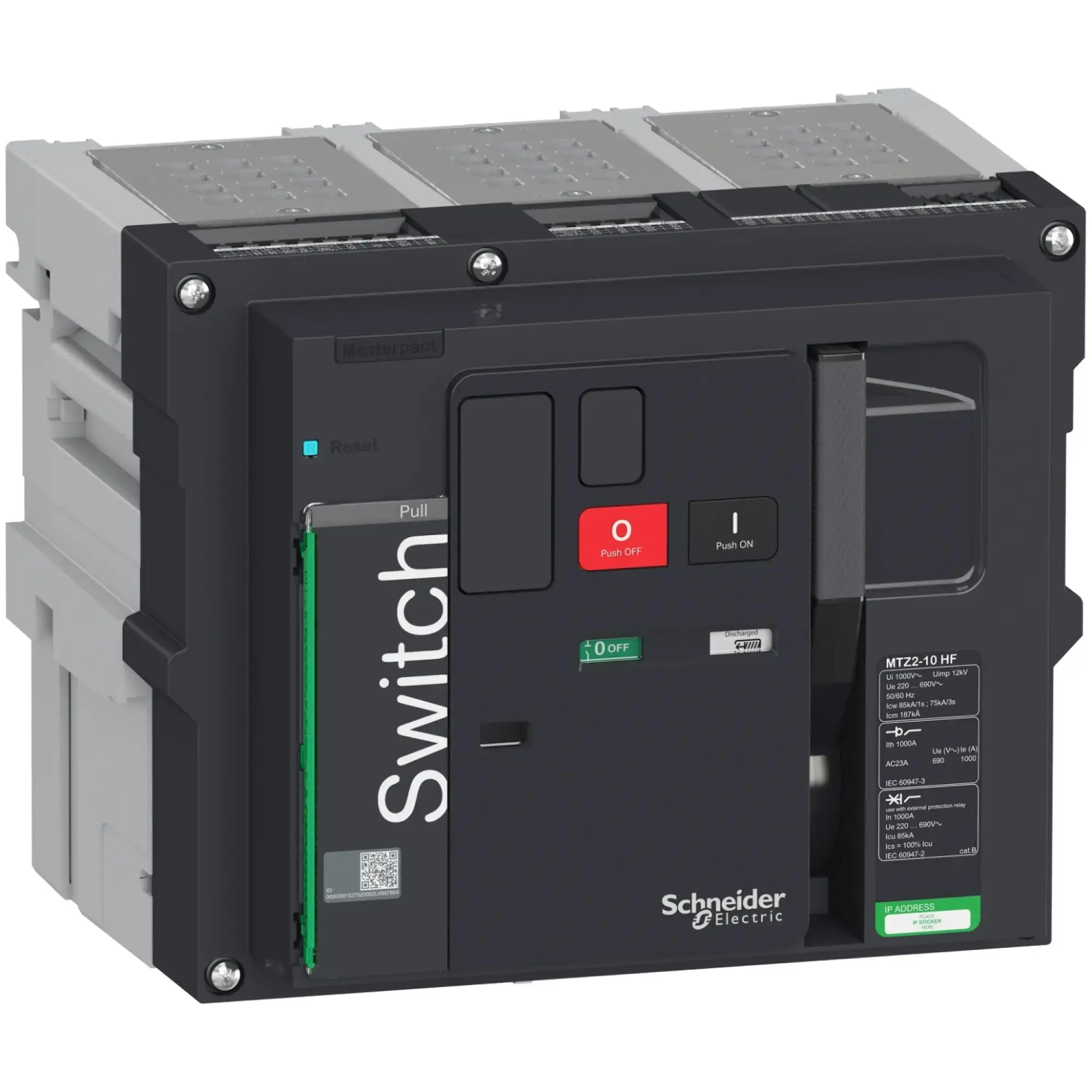Schneider Electric LV848250 MasterPact MTZ2 1000A HF Icm=187kA/690V 3P Disconnector Drawer Technology (img_002)