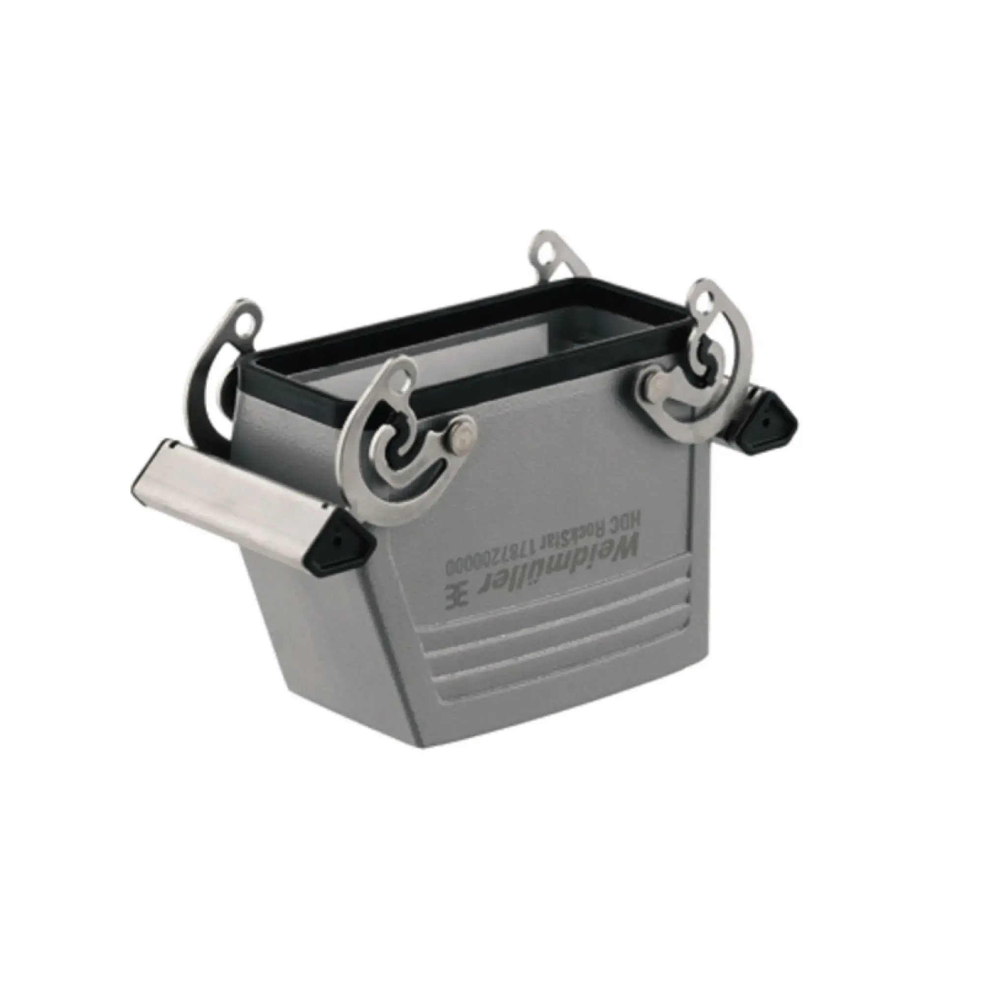 Weidmüller 2559890000 Housing (industry plug-in connectors), Coupling housing, Side-locking clamp on lower side, Size: 6, IP65 (in plugged condition) (img_001) Weidmüller 2559890000 Housing (industry plug-in connectors), Coupling housing, Side-locking clamp on lower side, Size: 6, IP65 (in plugged condition) (img_001)