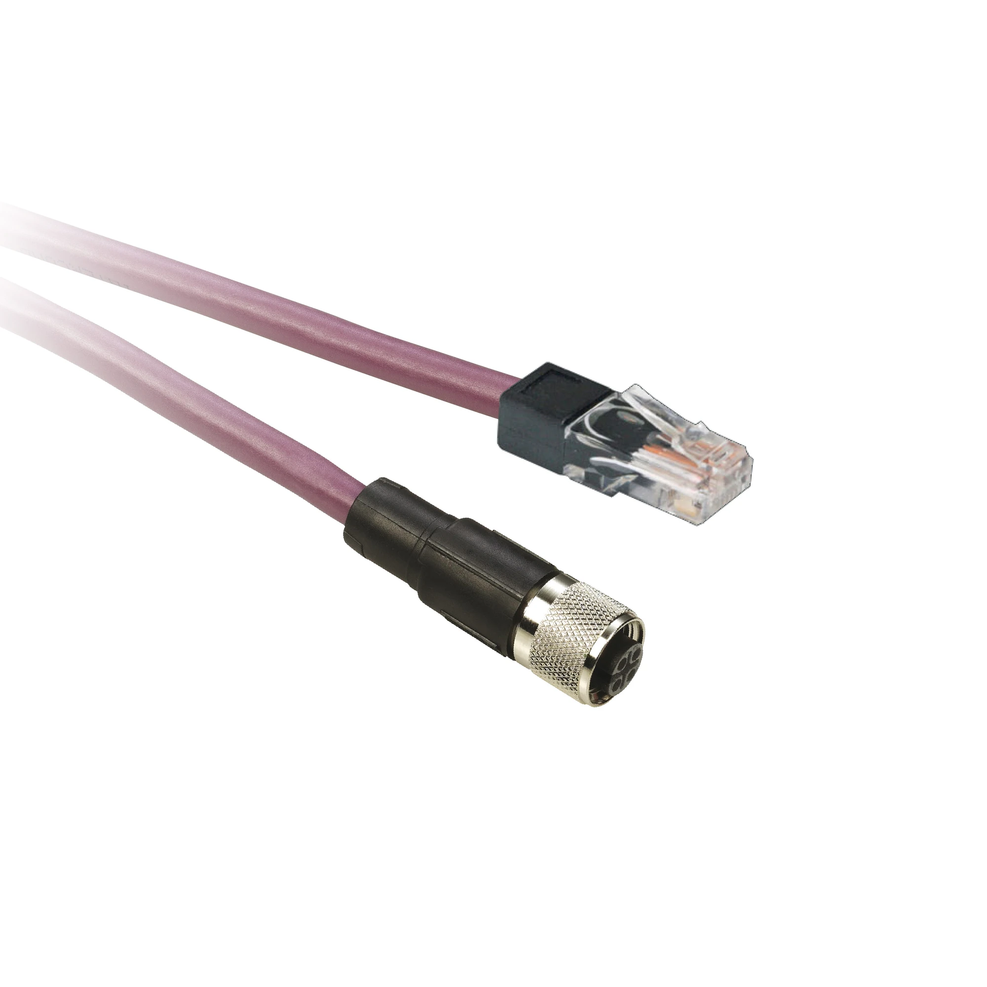 Schneider Electric VW3M94CAN45R03 CANopen Connection Cable, RJ45 Plug, M12 Socket, 3 m (img_001)