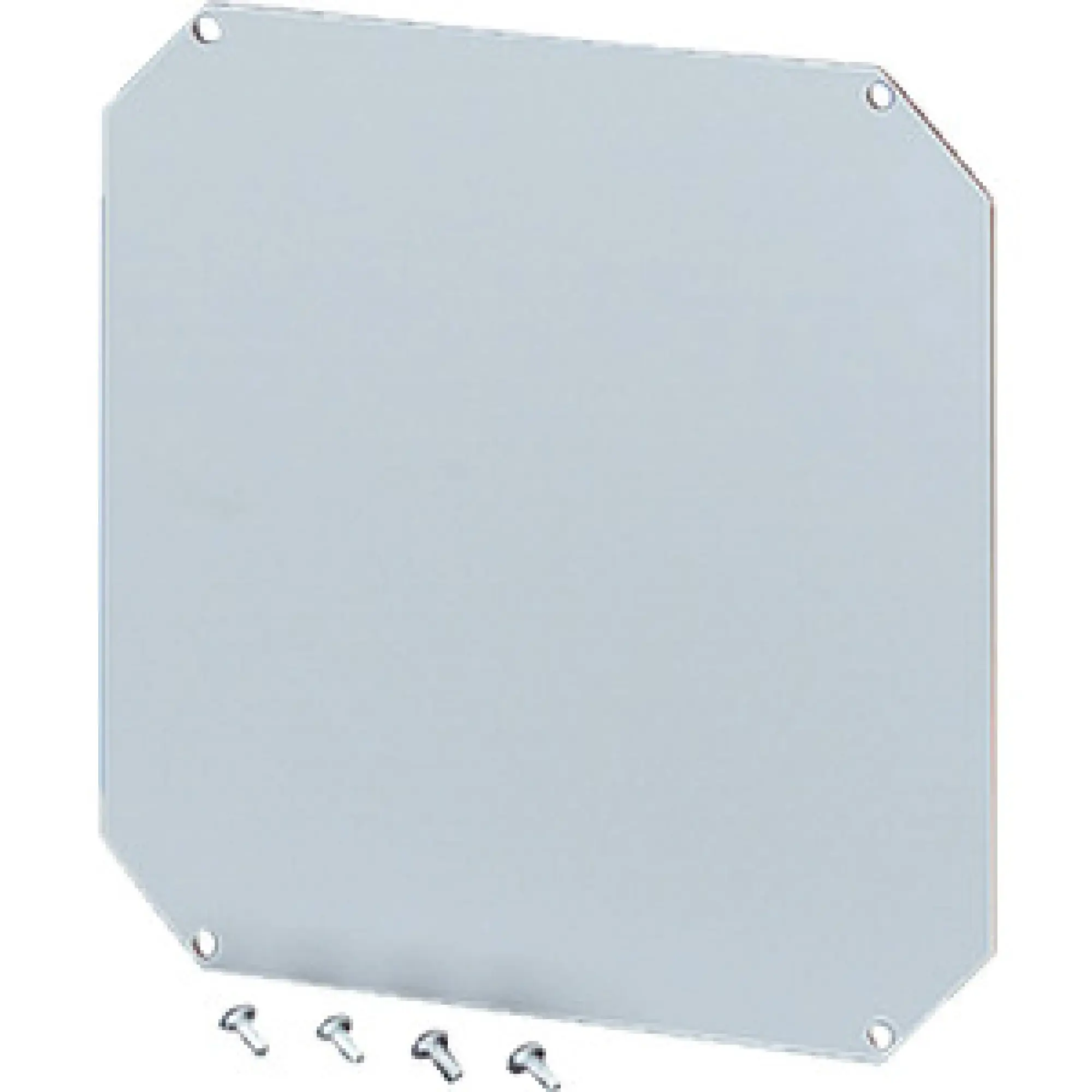 Hensel 2000017 Montageplatte aus Isolierstoff 4 mm stark, für Mi-Leergehäuse Mi 02.. Mi MP 2 (img_001)