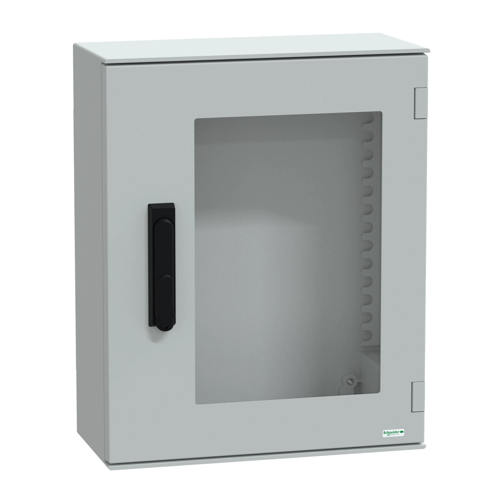 Schneider Electric NSYPLM54TVG Polyester enclosure PLM wall mounting, without MP H530xB430xT200mm IP66, transp. door 3-P.-locking (img_001)