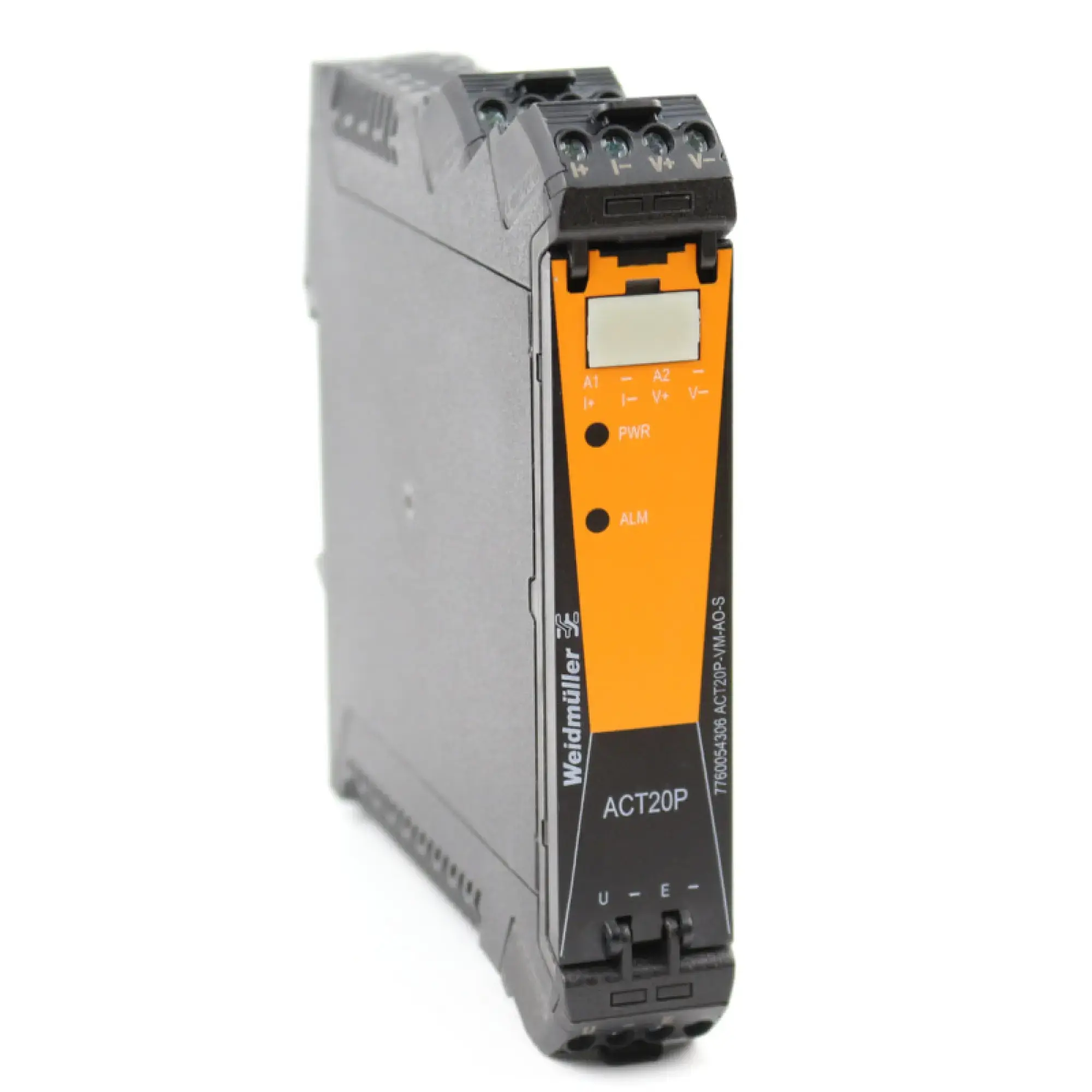 Weidmüller 7760054306 Signal converter / insulator, Signal converter/isolator, Input : AC/DC voltage, 0...600 V DC, 0…440 V AC, Output : 0-10 V, 0(4)-20 mA (img_001)