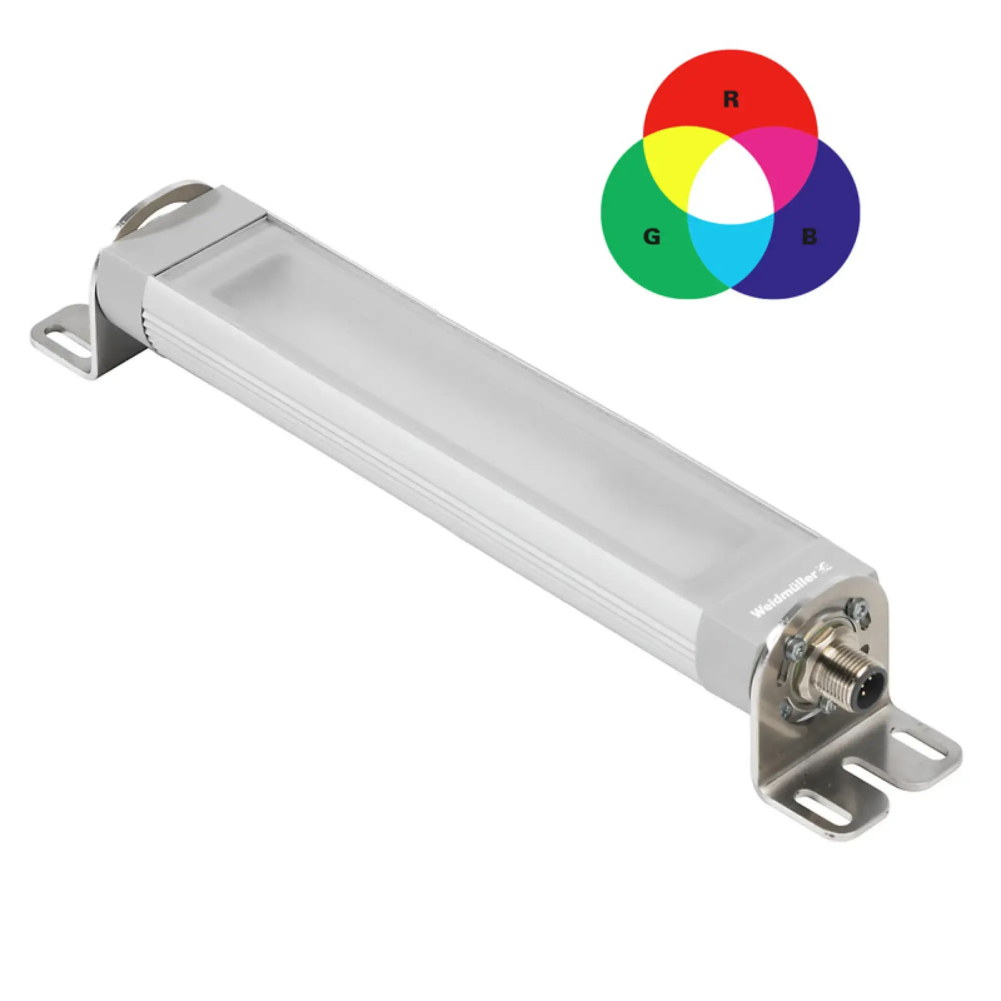 Weidmüller 2899560000 LED module, Red, Green, Blue, White, 10.2 W, IP67, Pin connector, Connection thread: M12 (img_001)