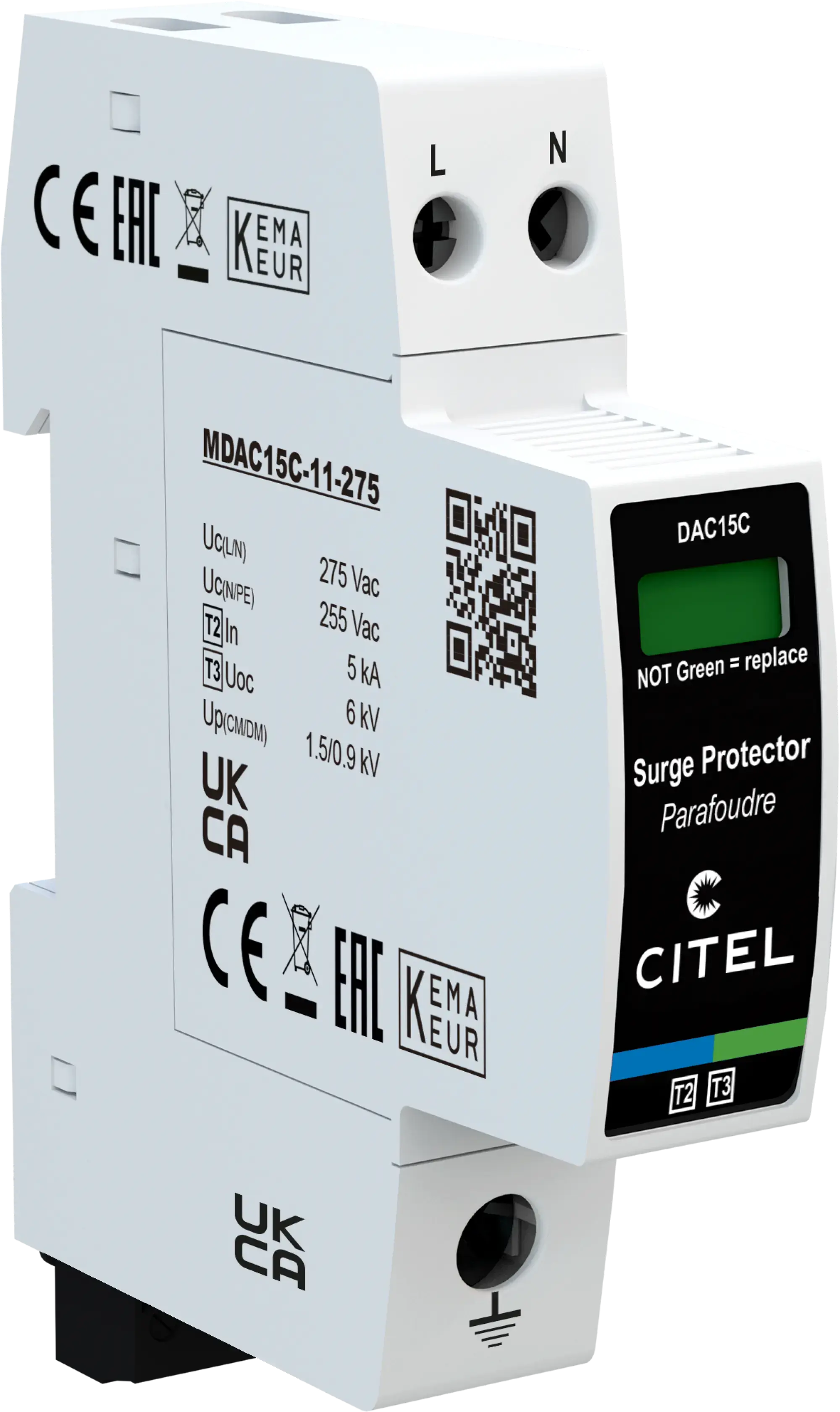 Citel 821620221 Überspannungsschutz 2-polig Typ 3 für 230/400 V TN-TT Netze (img_001) Citel 821620221 Überspannungsschutz 2-polig Typ 3 für 230/400 V TN-TT Netze (img_001)