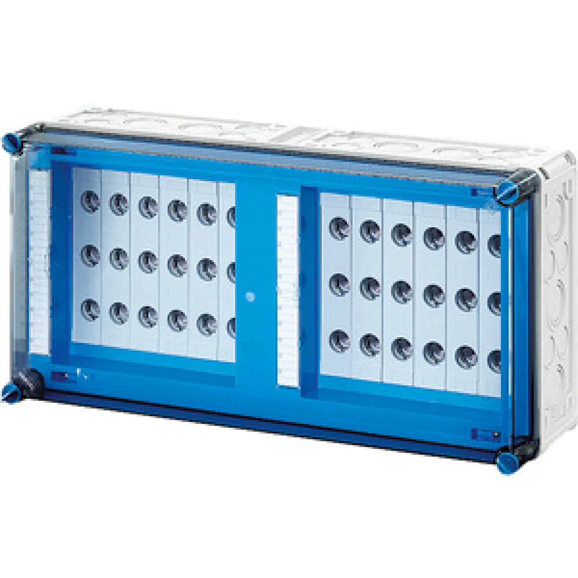 Hensel 2000726 Mi-Sicherungsgehäuse, 12x3x63A, D02, E18 auf Sammelschiene 630 A, 5polig Mi 3437 (img_002) Hensel 2000726 Mi-Sicherungsgehäuse, 12x3x63A, D02, E18 auf Sammelschiene 630 A, 5polig Mi 3437 (img_002)