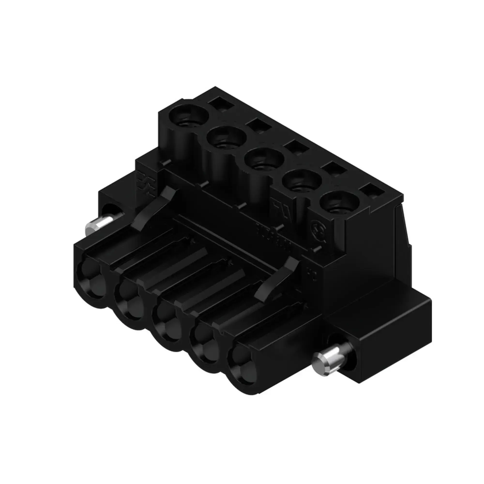 Weidmüller 1956000000 PCB connector (wire connection), 320 V, 23 A, Pitch in mm: 5.00, 4 mm², Number of poles: 5, Clamping yoke connection, Box (img_001)