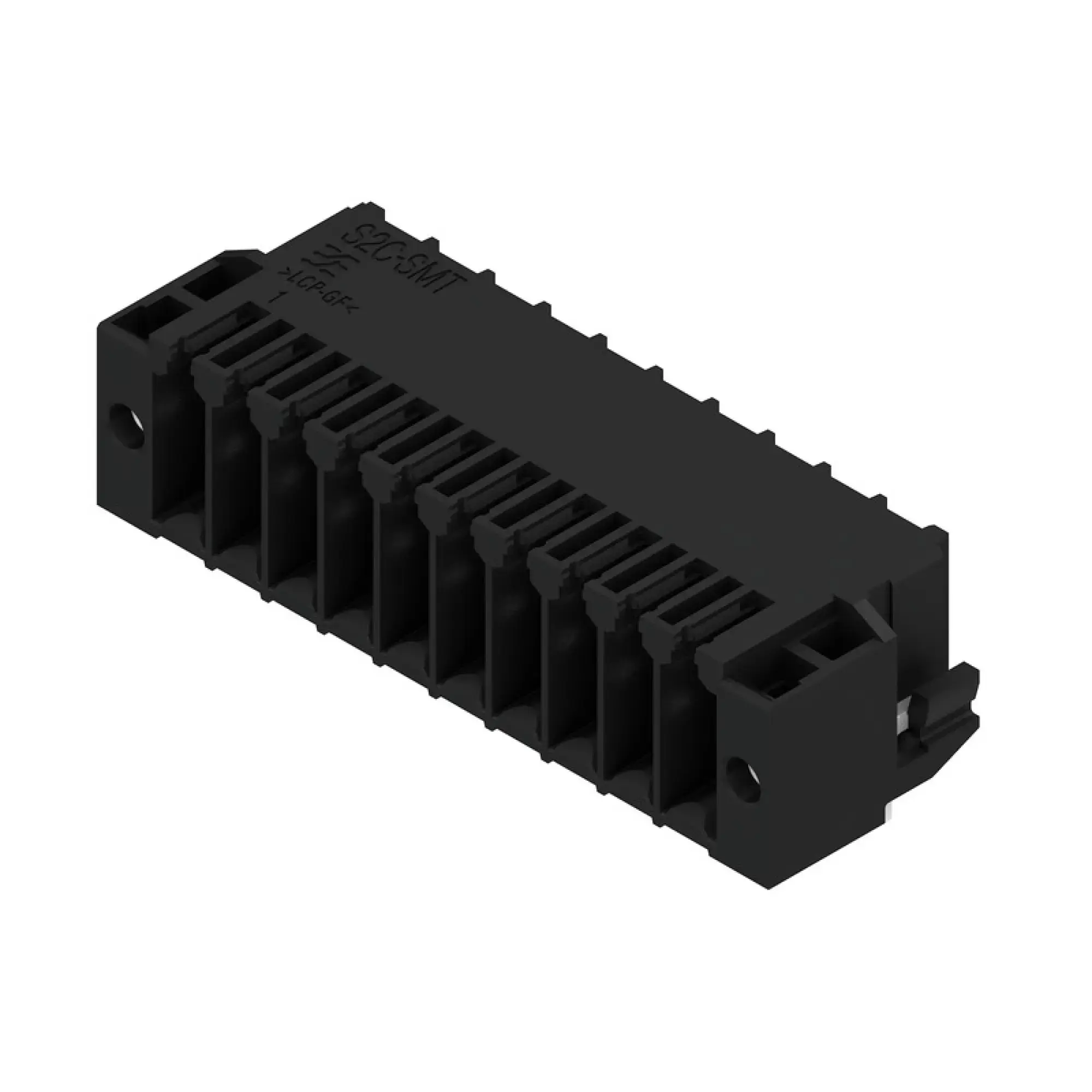 Weidmüller 1289940000 PCB connector (board connection), 160 V, 13.4 A, Pitch in mm: 3.50, Number of poles: 20, THT/THR solder connection, Box (img_001)