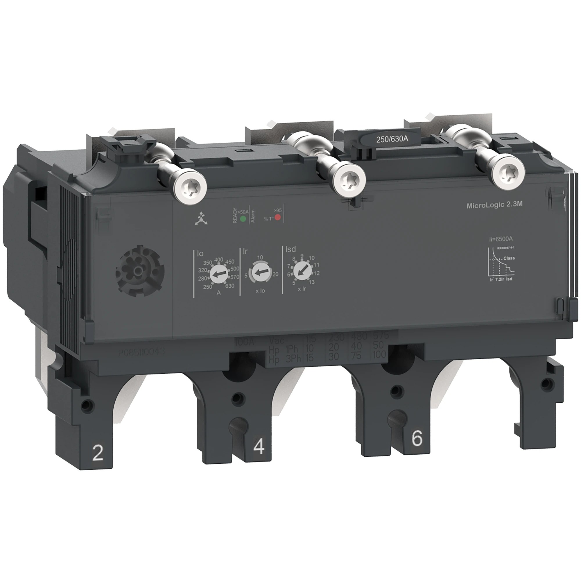 Schneider Electric C6332M500 Electronic Trip Unit MicroLogic 2.3 M Motor Protection 500A 3P3D for Circuit Breaker ComPacT NSX630 (img_001)