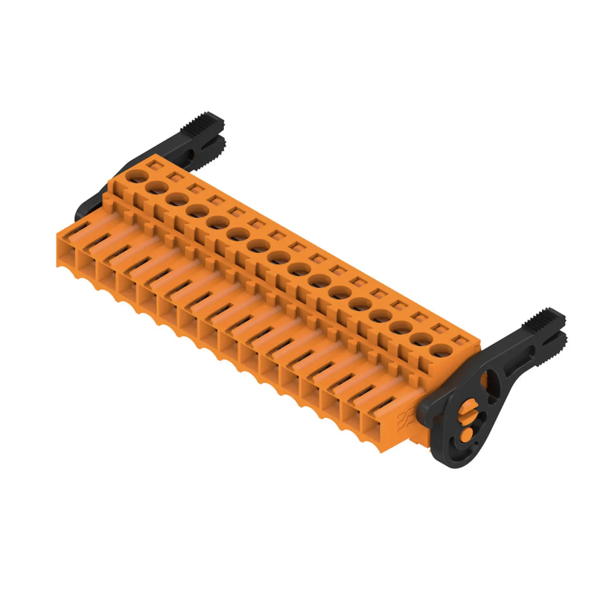 Weidmüller 1531140000 PCB connector (wire connection), 160 V, 17 A, Pitch in mm: 3.50, 1.5 mm², Number of poles: 16, Clamping yoke connection, Box (img_001) Weidmüller 1531140000 PCB connector (wire connection), 160 V, 17 A, Pitch in mm: 3.50, 1.5 mm², Number of poles: 16, Clamping yoke connection, Box (img_001)