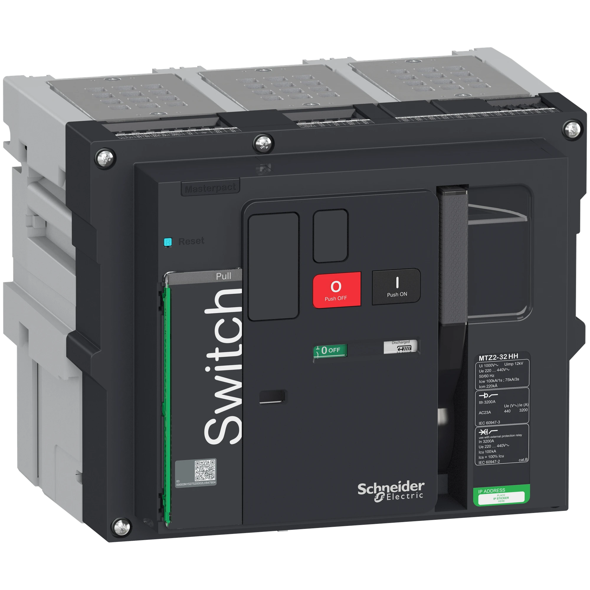 Schneider Electric LV846322 MasterPact MTZ2 3200A HH Icm=220kA/440V 3P Disconnect Switch Insertion Technology (img_001) Schneider Electric LV846322 MasterPact MTZ2 3200A HH Icm=220kA/440V 3P Disconnect Switch Insertion Technology (img_001)