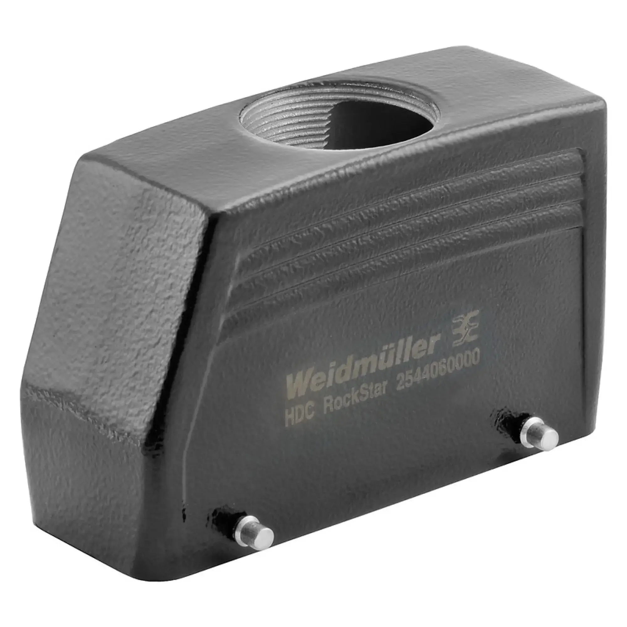 Weidmüller 2544060000 Housing (industry plug-in connectors), Cable entry from top, Plug housing, Side-locking clamp on lower side, Size: 8, IP65 (in plugged condition) (img_001)