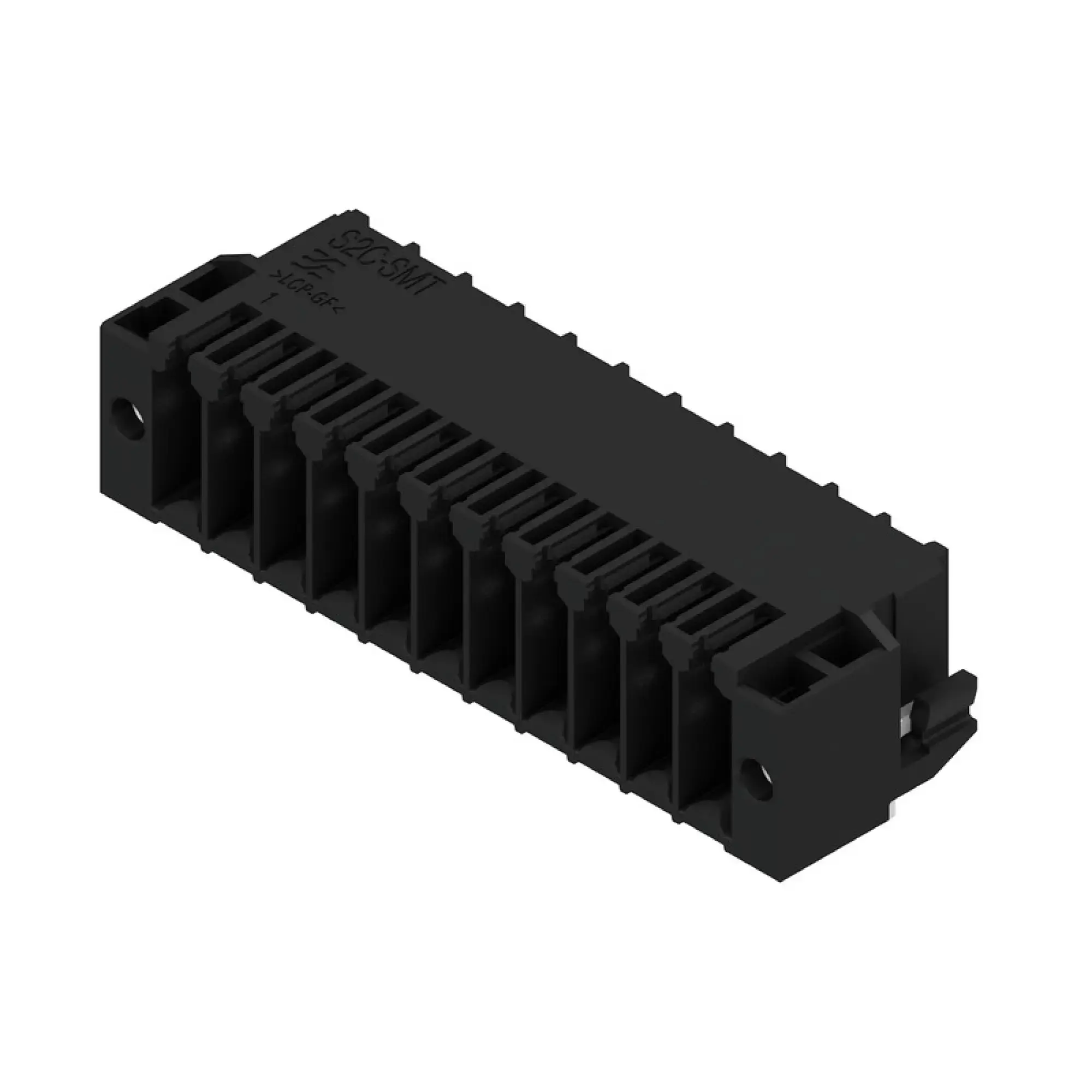 Weidmüller 1289950000 PCB connector (board connection), 160 V, 13.4 A, Pitch in mm: 3.50, Number of poles: 22, THT/THR solder connection, Box (img_001)