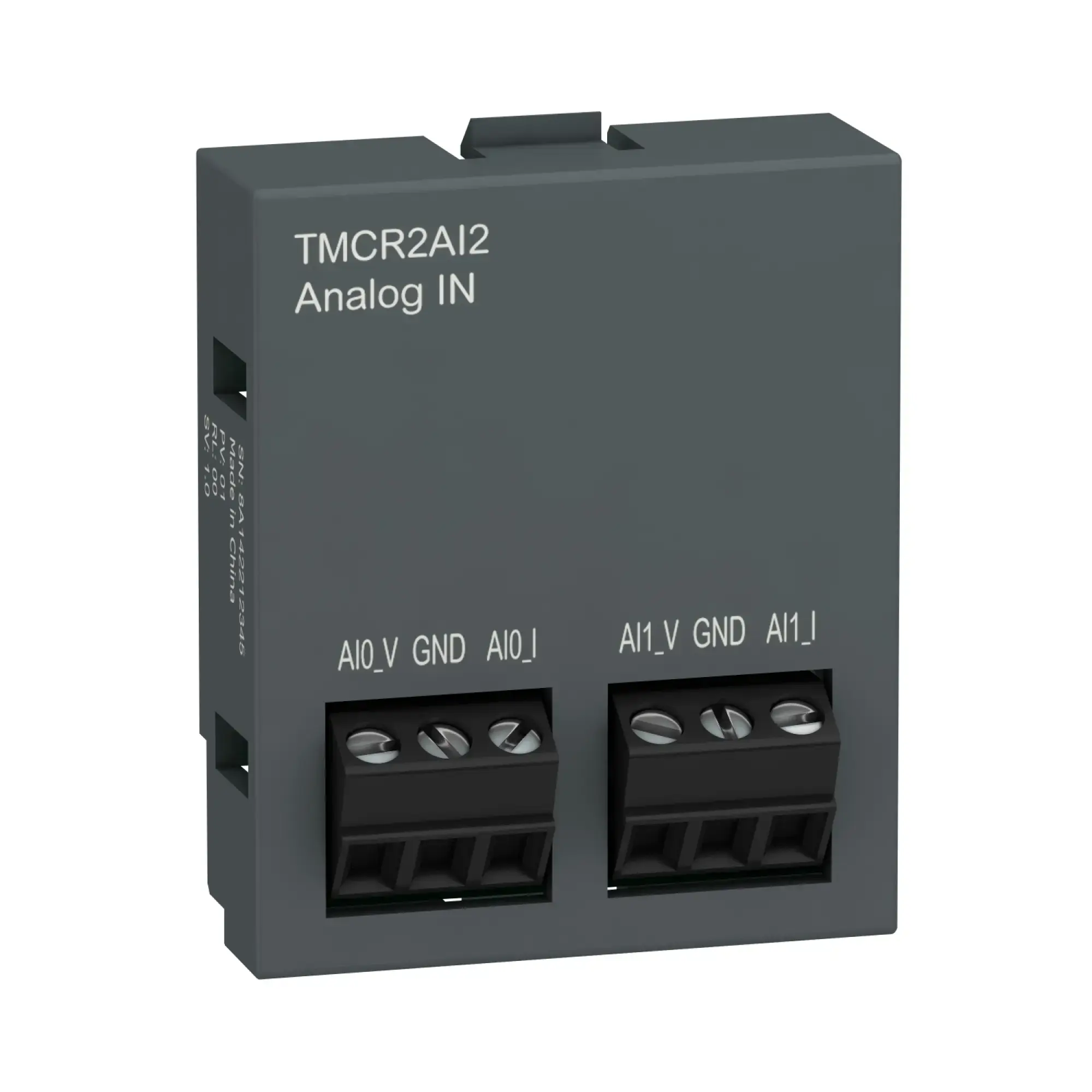 Schneider Electric TMCR2AI2 Easy Modicon M200, Optionales Steckmodul, 2 analoge Eingänge, Strom/Spannung (img_001) Schneider Electric TMCR2AI2 Easy Modicon M200, Optionales Steckmodul, 2 analoge Eingänge, Strom/Spannung (img_001)