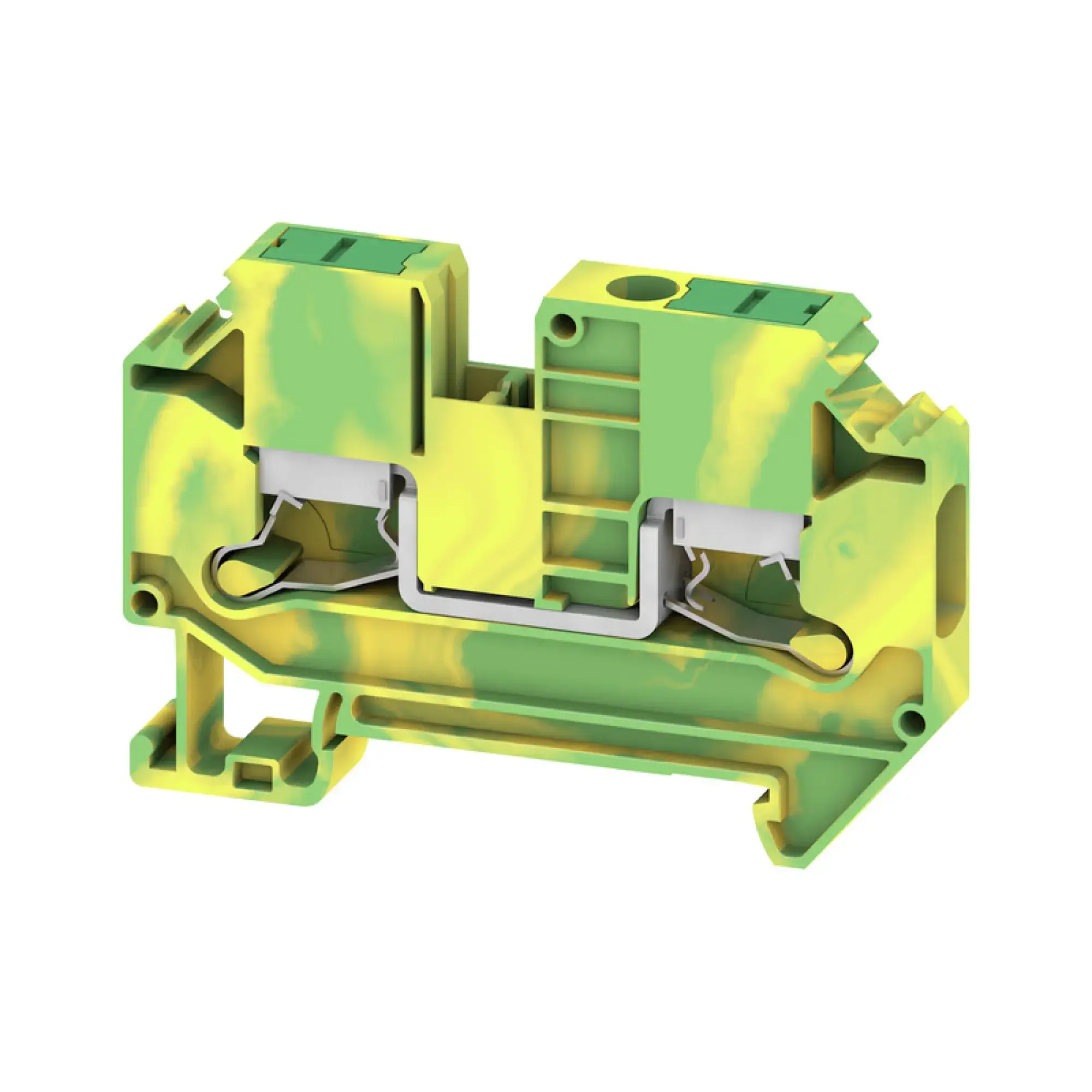 Weidmüller 3037400000 PE terminal, SNAP IN, Green/yellow, 6 mm², 1000 V, Number of connections: 2, Number of levels: 1, TS 35, V-0, Wemid (img_001) Weidmüller 3037400000 PE terminal, SNAP IN, Green/yellow, 6 mm², 1000 V, Number of connections: 2, Number of levels: 1, TS 35, V-0, Wemid (img_001)