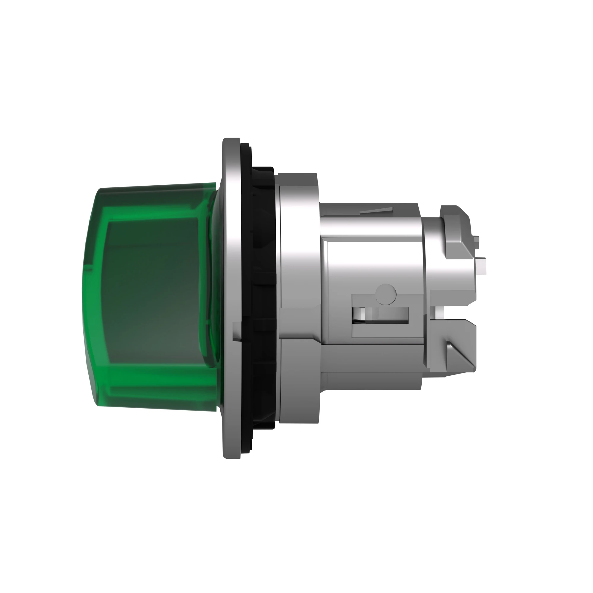 Schneider Electric ZB4FK1233 Illuminated Selector Switch, Front Element, Harmony XB4F, Metal, 30mm, Green, for Universal LED, 2 Positions, Latching (img_007)
