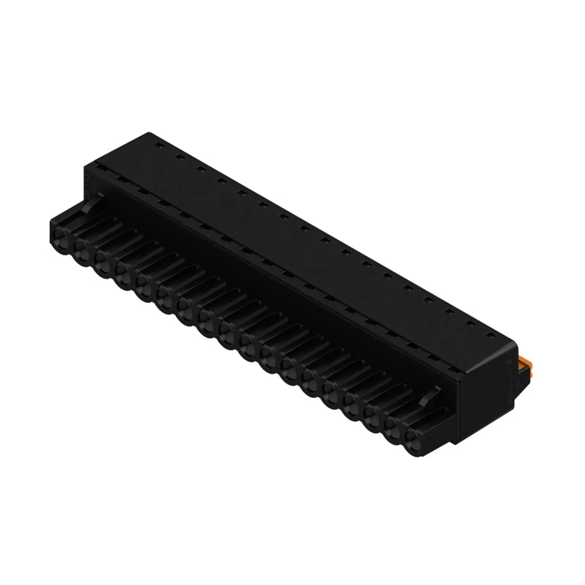 Weidmüller 1013610000 PCB connector (wire connection), 320 V, 24 A, Pitch in mm: 5.08, 3.31 mm², Number of poles: 18, PUSH IN with actuator, Box (img_001)