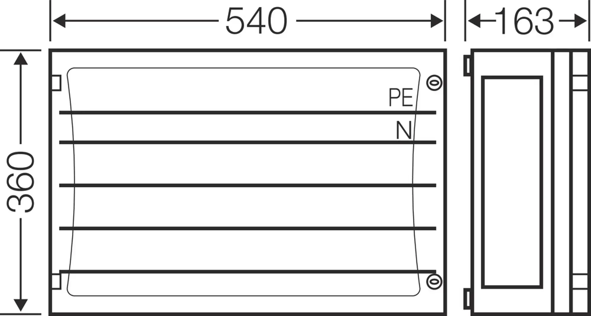 Hensel 68000217 ENYSTAR-Sammelschienengehäuse 540x360mm, Sammelschienen 250A, 5polig FP 3402 (img_004) Hensel 68000217 ENYSTAR-Sammelschienengehäuse 540x360mm, Sammelschienen 250A, 5polig FP 3402 (img_004)