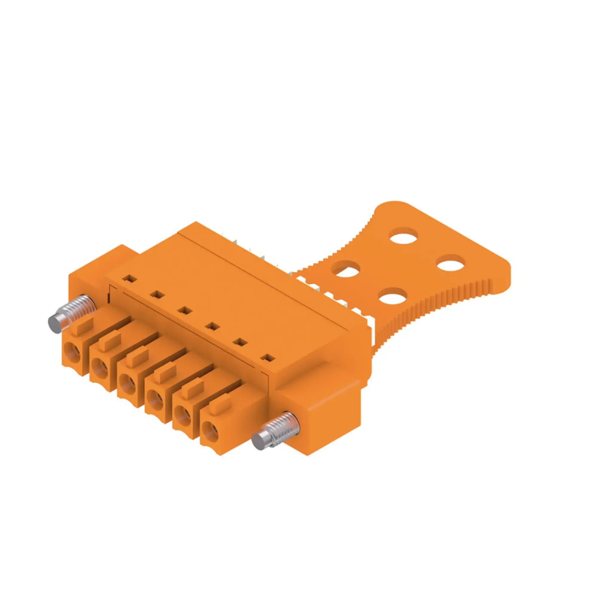 Weidmüller 1235980000 PCB connector (wire connection), 160 V, 17.5 A, Pitch in mm: 3.81, 1.5 mm², Number of poles: 6, PUSH IN with actuator, Box (img_001)
