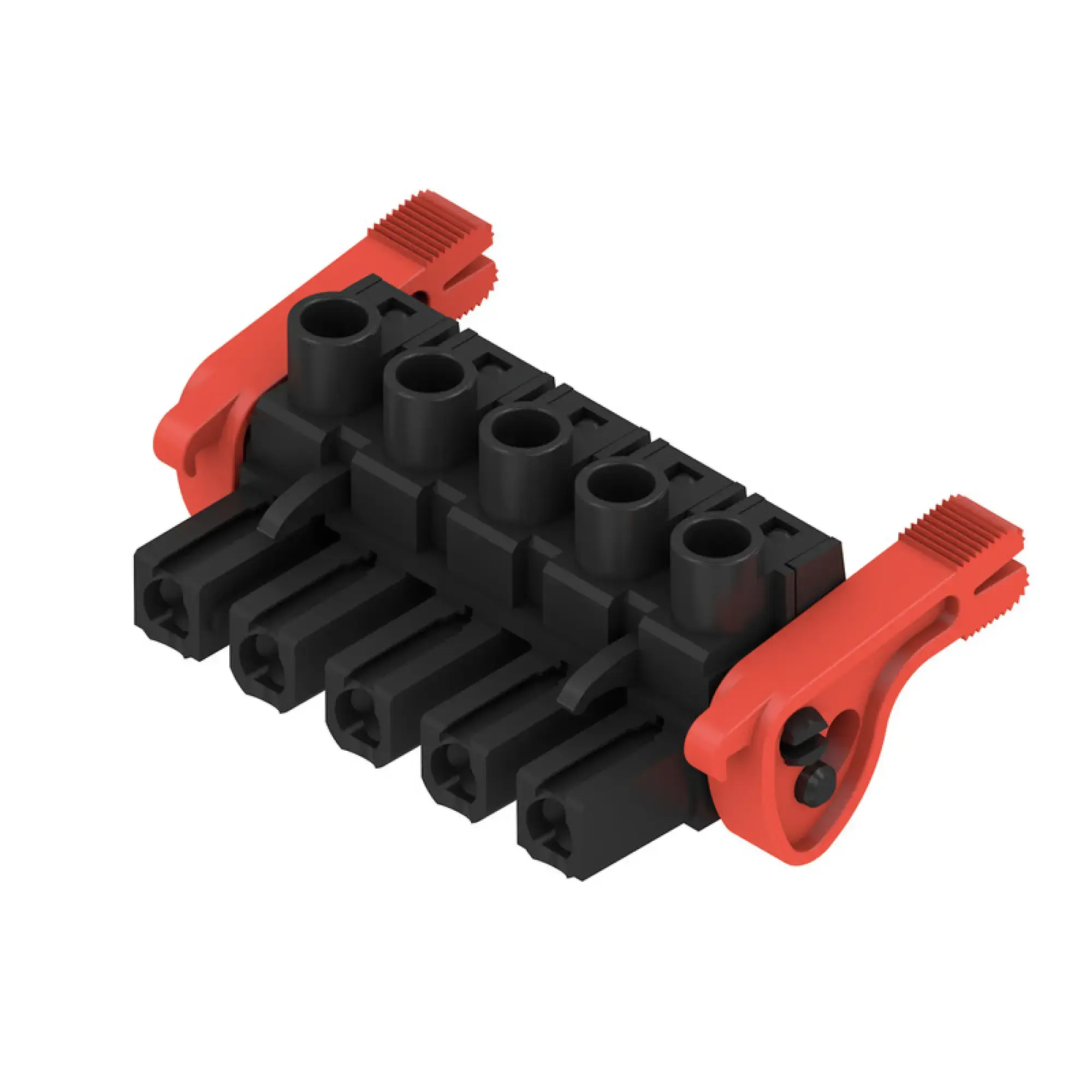 Weidmüller 1093460000 PCB connector (wire connection), 500 V, 29 A, Pitch in mm: 7.62, 4 mm², Number of poles: 5, Clamping yoke connection, Box (img_001)