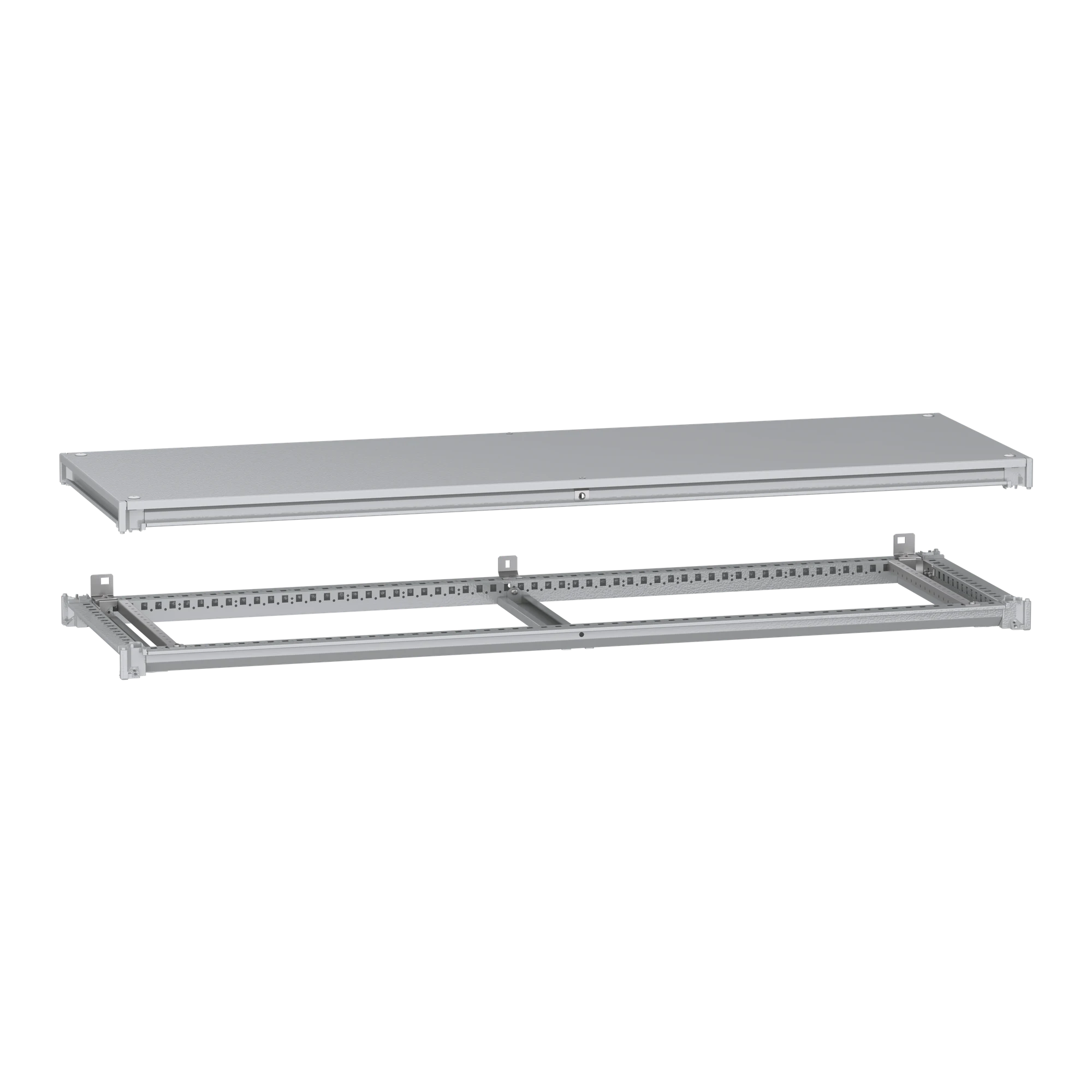 Schneider Electric NSYSFNC165 Lower and upper frame, PanelSeT SFN, for electrical enclosures W 1600 x D 500 mm, including roof (img_001)