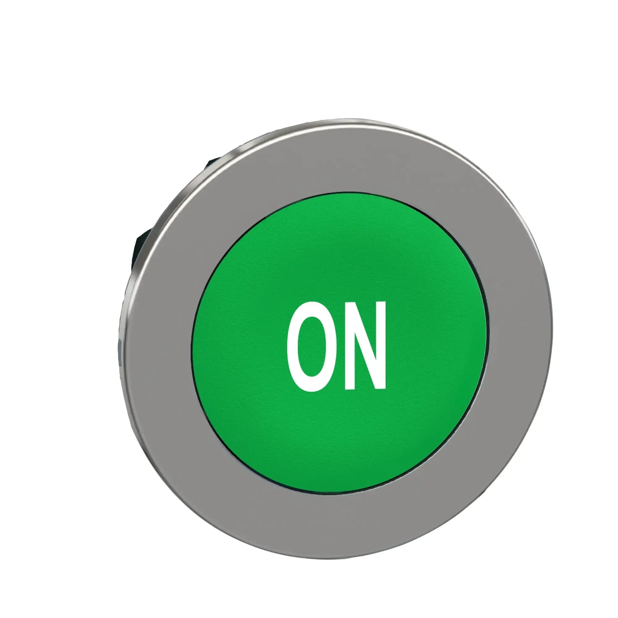 Schneider Electric ZB4FA341 Push Button, Front Element, Harmony XB4F, Metal, 30mm, Green, Labelled ON, Momentary (img_002)
