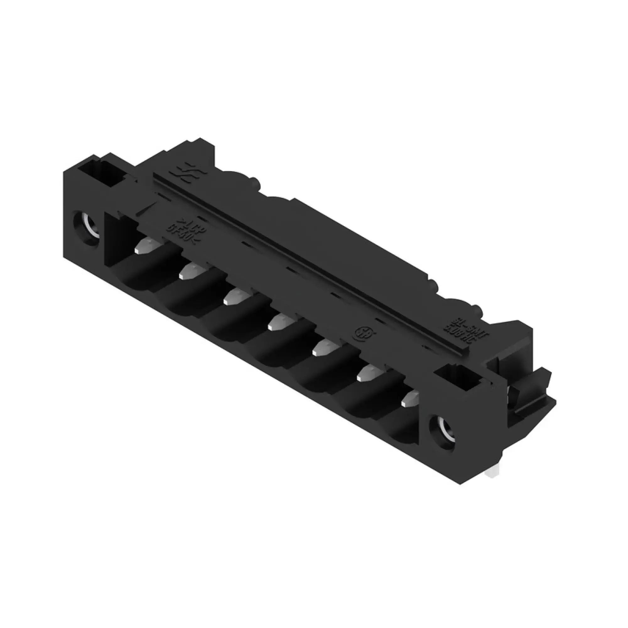 Weidmüller 1780460000 PCB connector (board connection), 320 V, 27.5 A, Pitch in mm: 5.08, Number of poles: 7, THT/THR solder connection, Box (img_001) Weidmüller 1780460000 PCB connector (board connection), 320 V, 27.5 A, Pitch in mm: 5.08, Number of poles: 7, THT/THR solder connection, Box (img_001)