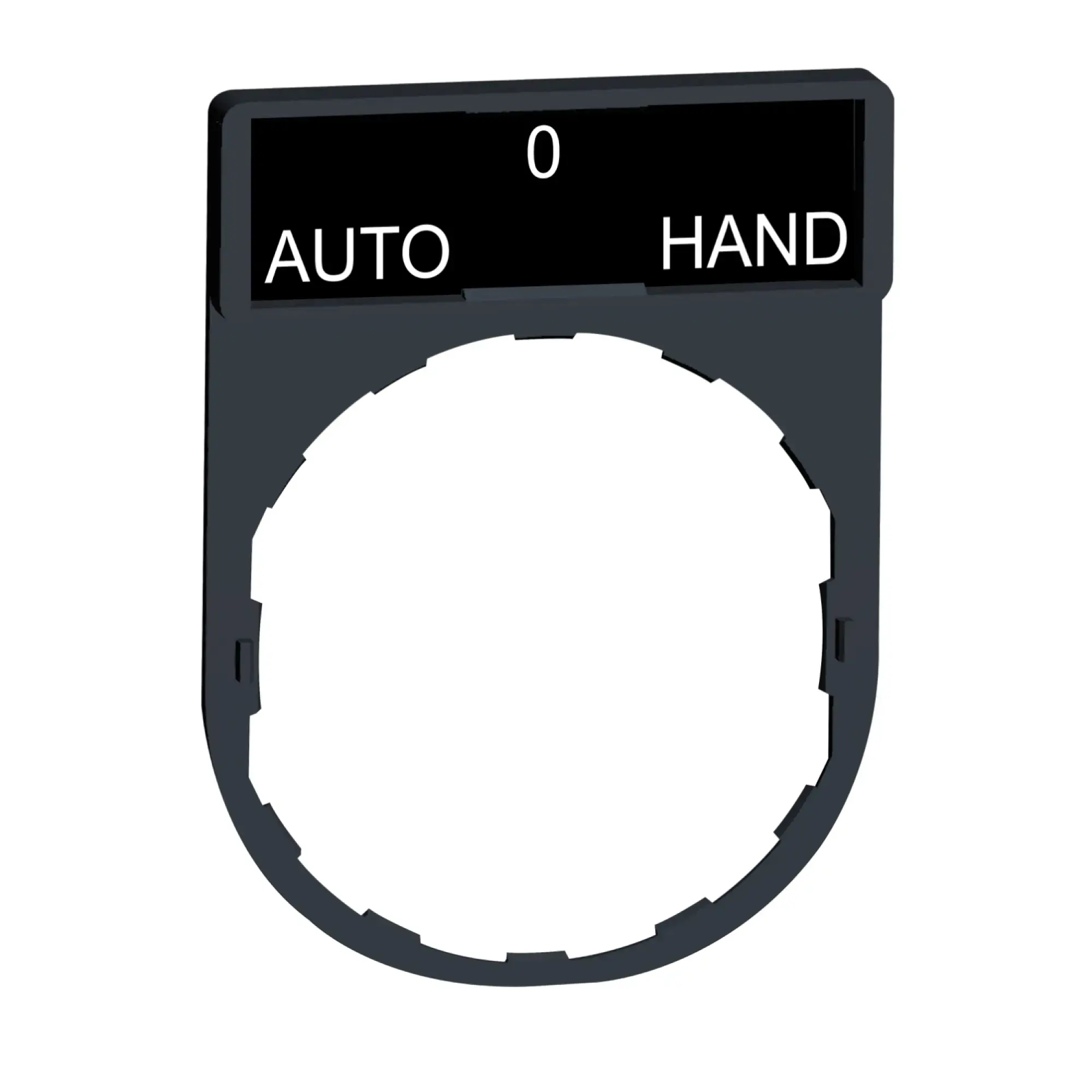 Schneider Electric ZBY2385 Label Holder 30x40mm, for Ø 22 Devices, with Label AUTO-O-HAND (img_002)