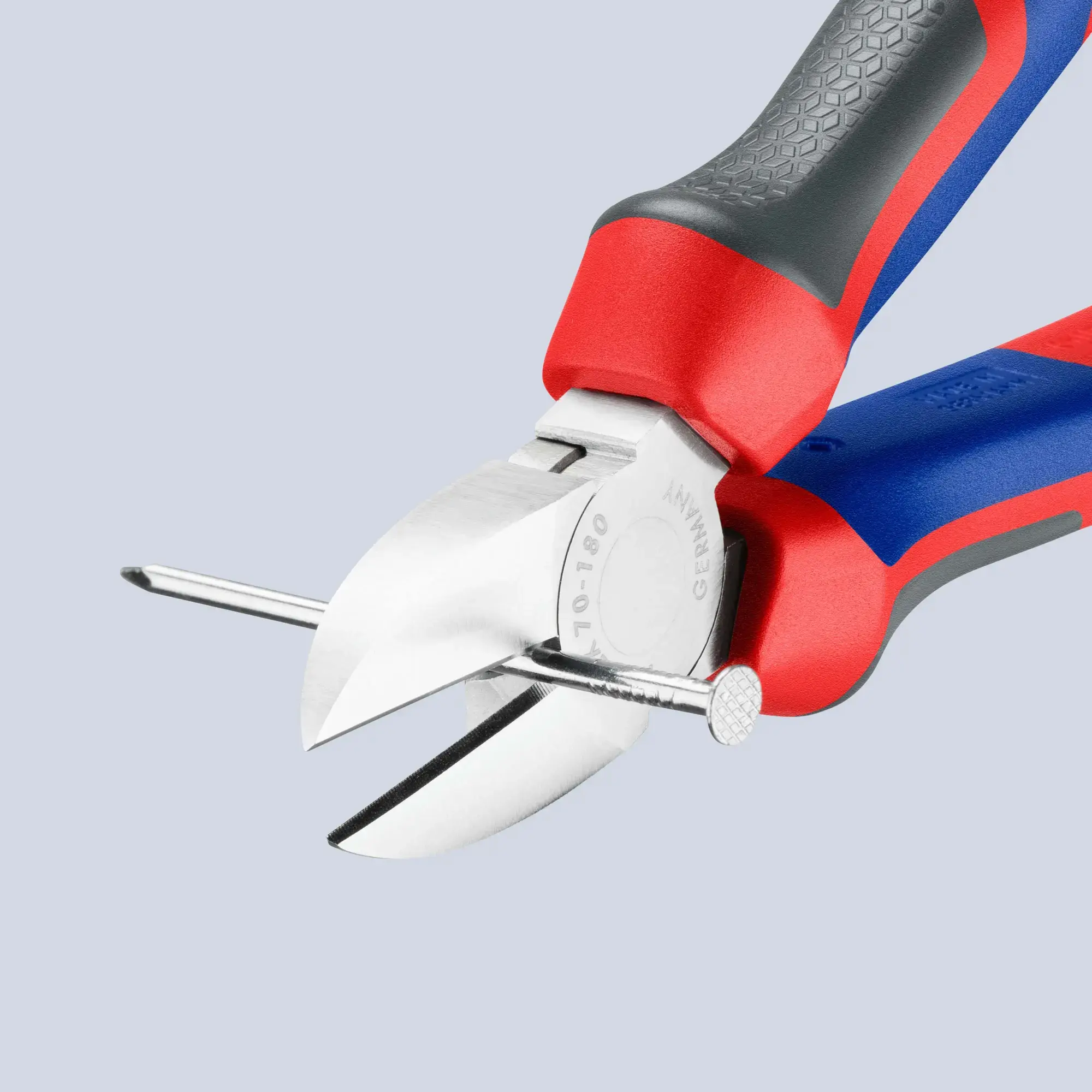 Knipex 70 05 180 Alicate de corte diagonal con mangos confort cromado 180 mm (img_005)