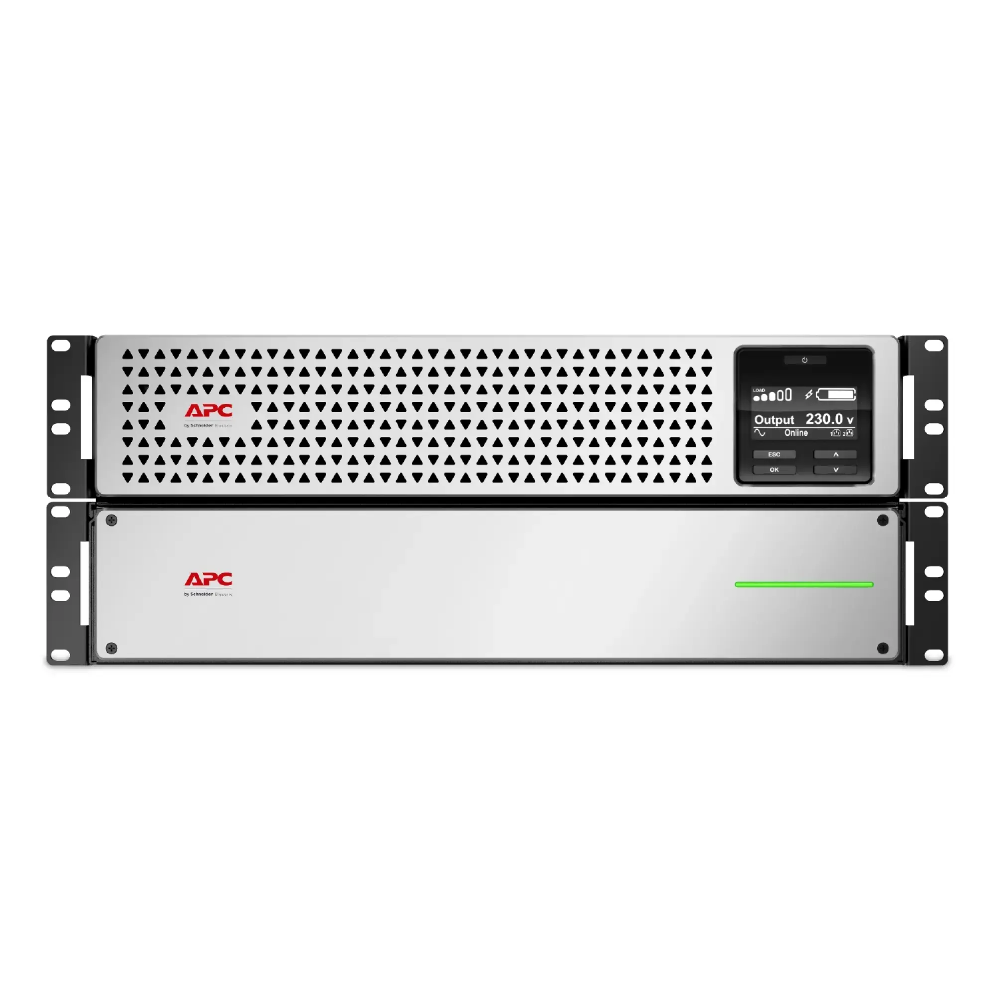 APC SRTL1000RM4UXLI APC Smart-UPS On-Line, 1000VA, Lithium-Ionen, Rackmontage 4HE, 230V, 8x C13 IEC-Ausgänge, SmartSlot, verlängerte Laufzeit, inklusive Rack-Einbausatz (img_003)