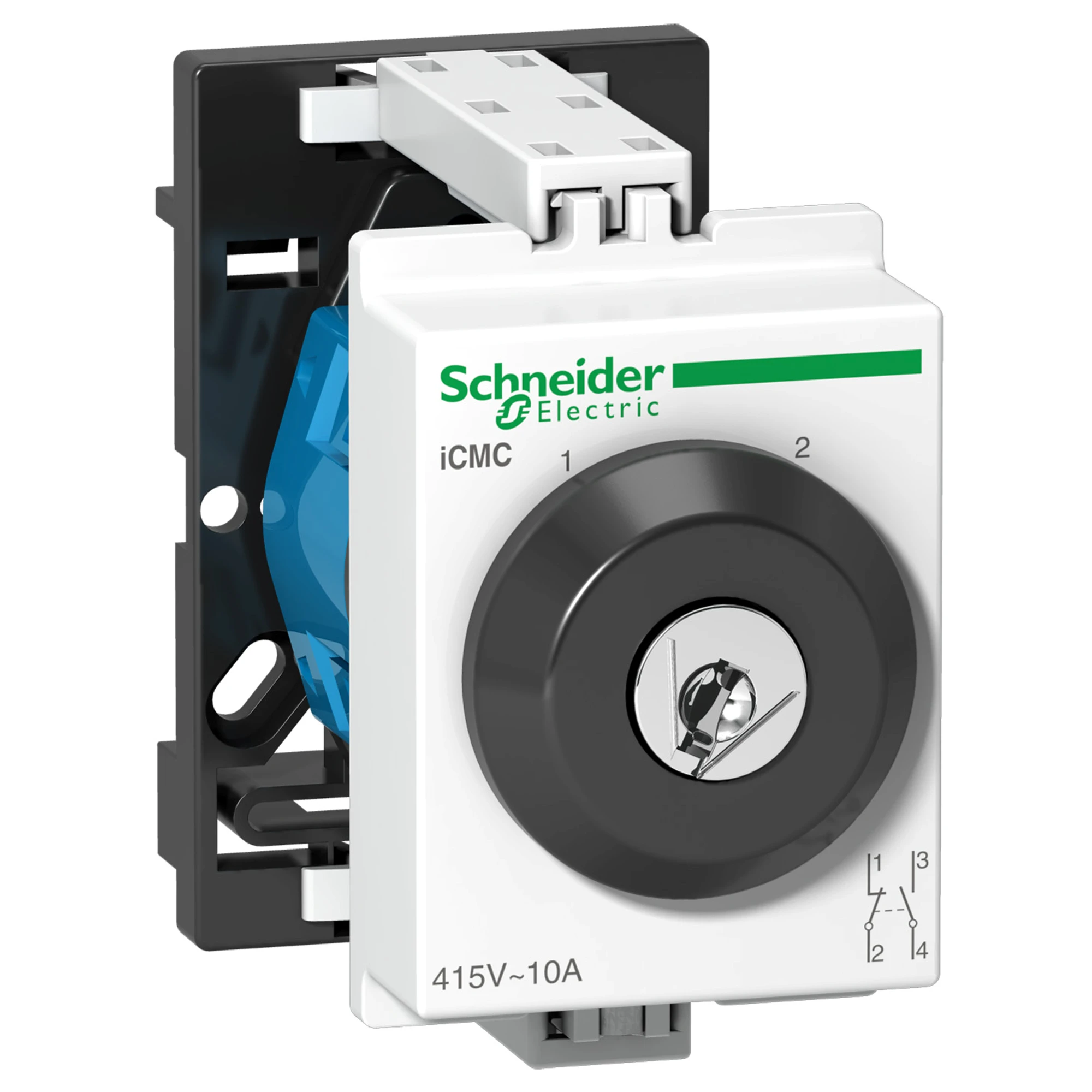 Schneider Electric A9E15123 Key Selector Switch iCMC, 2 Positions, 1NO+1NC, 10A, 415V AC (img_001) Schneider Electric A9E15123 Key Selector Switch iCMC, 2 Positions, 1NO+1NC, 10A, 415V AC (img_001)