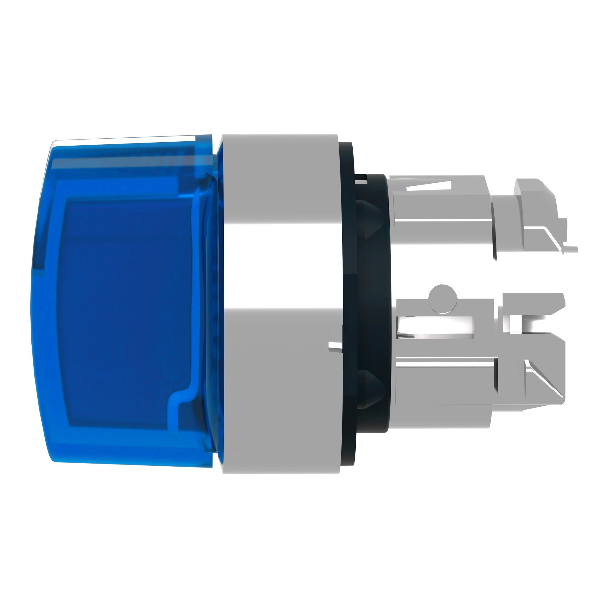 Schneider Electric ZB4BK1363 Illuminated selector switch, front element, Harmony XB4, metal, 22mm, blue, for universal LED, 3 positions, latching (img_007)