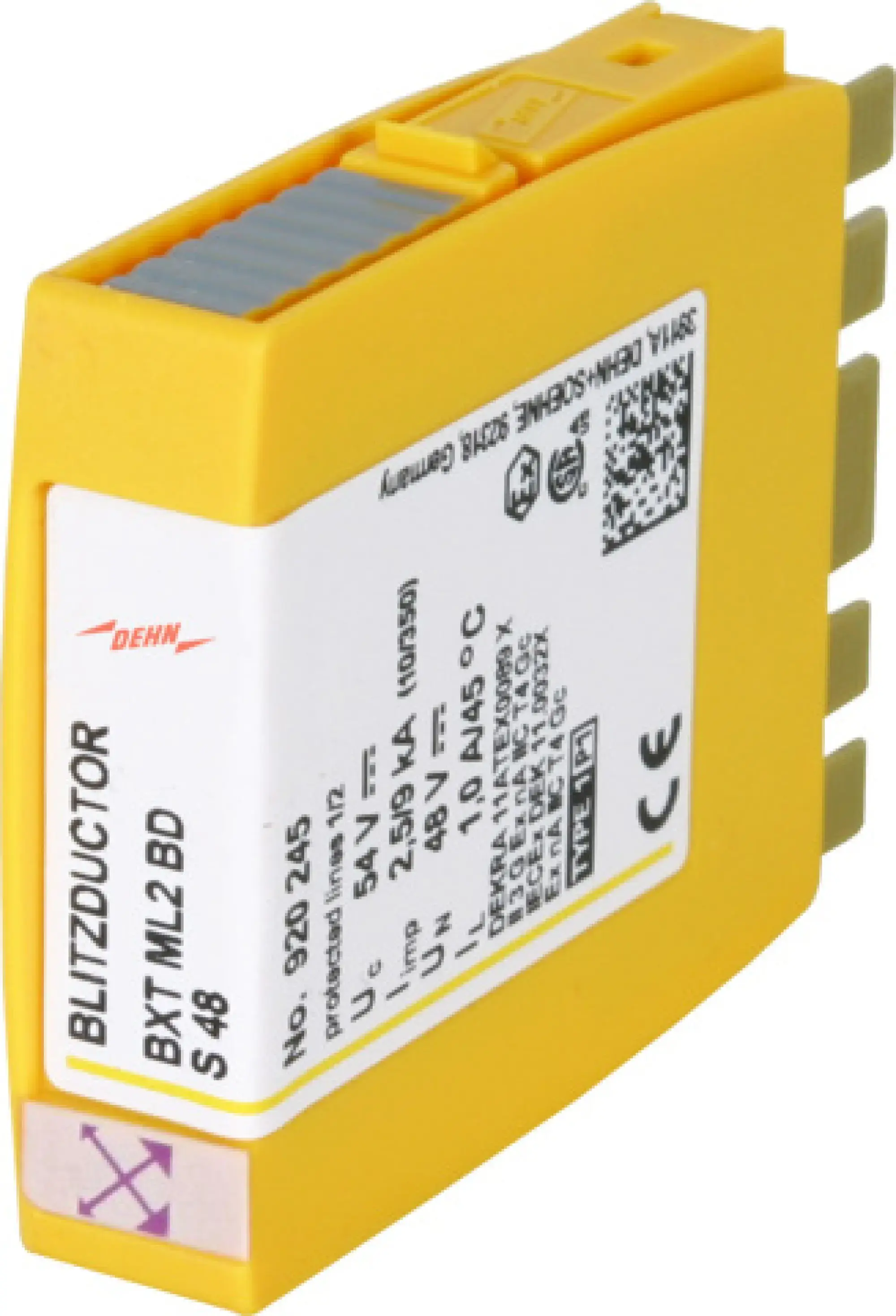 Dehn 920245 BLITZDUCTOR XT combined lightn. current and surge arrester mod., shield earthing (img_001) Dehn 920245 BLITZDUCTOR XT combined lightn. current and surge arrester mod., shield earthing (img_001)