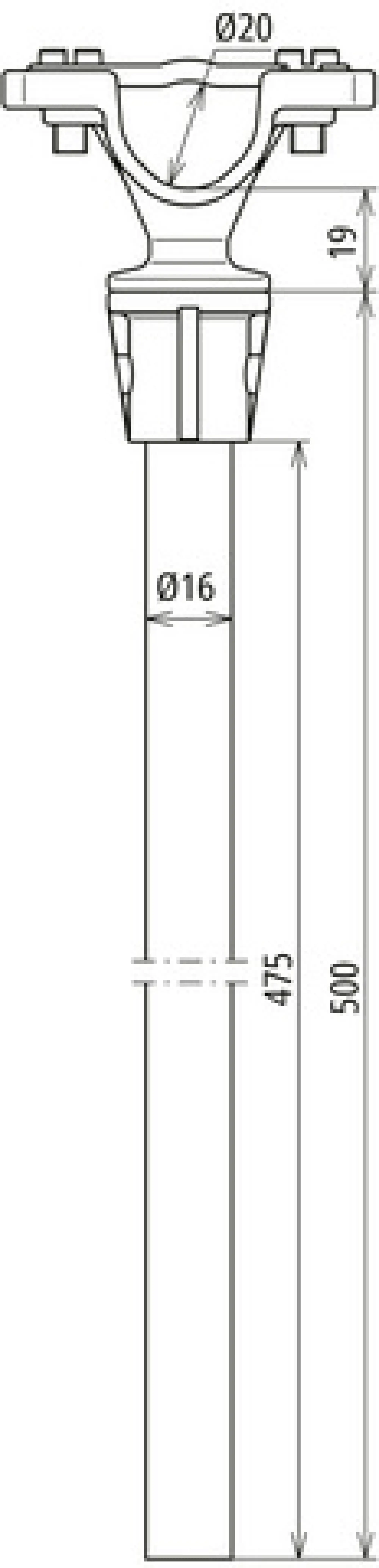 Dehn 106852 Spacer PA/GRP L 500mm grey with conductor holder D 20mm f. HVI conductor (img_004) Dehn 106852 Spacer PA/GRP L 500mm grey with conductor holder D 20mm f. HVI conductor (img_004)