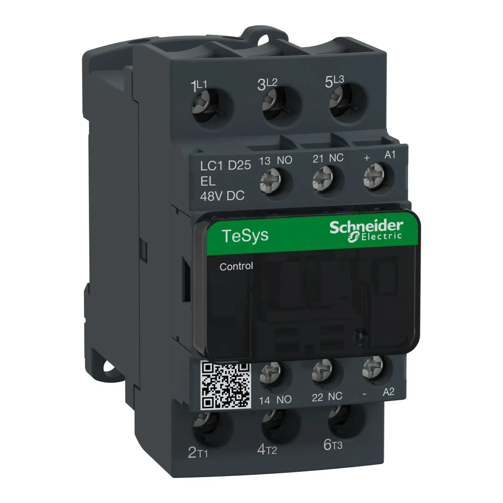 Schneider Electric LC1D25EL Power contactor LC1D 3p, +1NO+1NC, 11 kW, 25 A, 400 V AC3, coil 48 V DC (img_005)