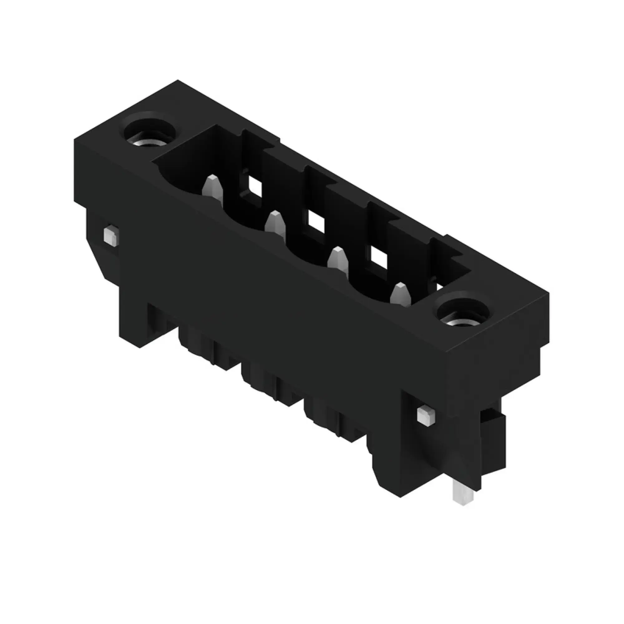 Weidmüller 1776384001 PCB connector (board connection), 320 V, 27.5 A, Pitch in mm: 5.08, Number of poles: 4, THT/THR solder connection, Tape (img_001) Weidmüller 1776384001 PCB connector (board connection), 320 V, 27.5 A, Pitch in mm: 5.08, Number of poles: 4, THT/THR solder connection, Tape (img_001)