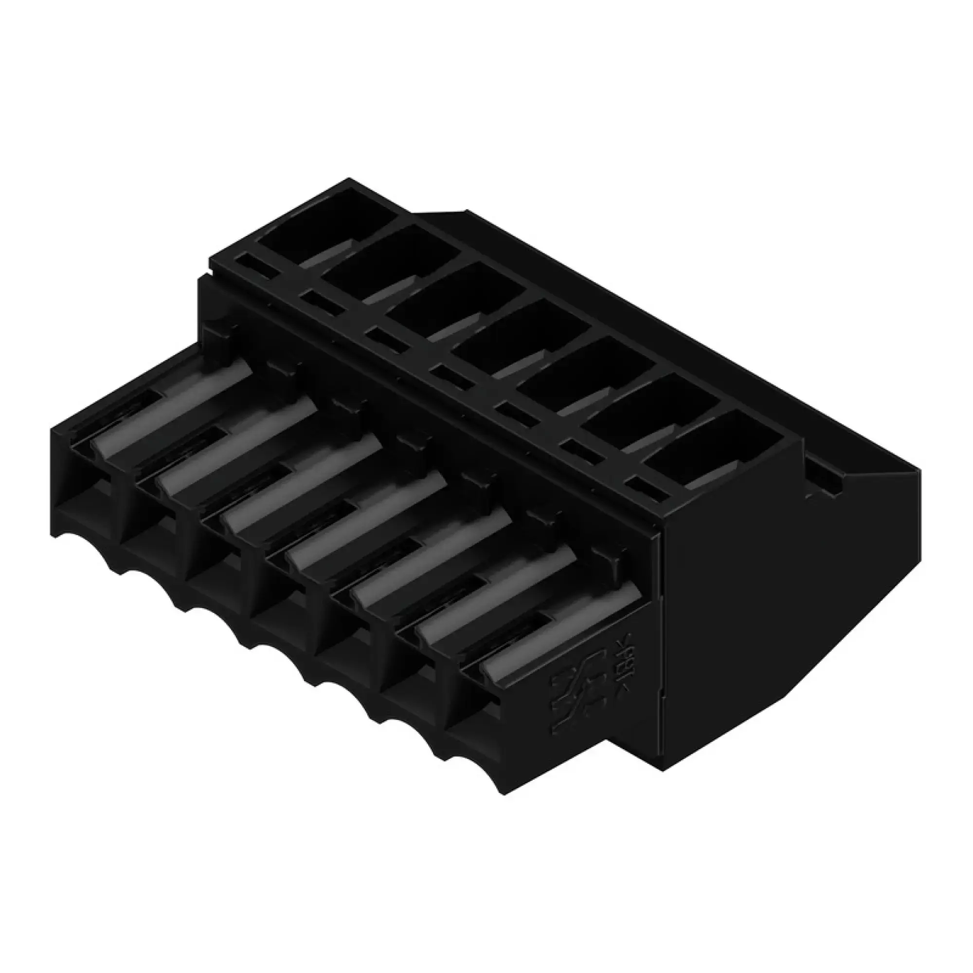 Weidmüller 1638830000 PCB connector (wire connection), 160 V, 12 A, Pitch in mm: 3.50, 1.5 mm², Number of poles: 7, Clamping yoke connection, Box (img_001)