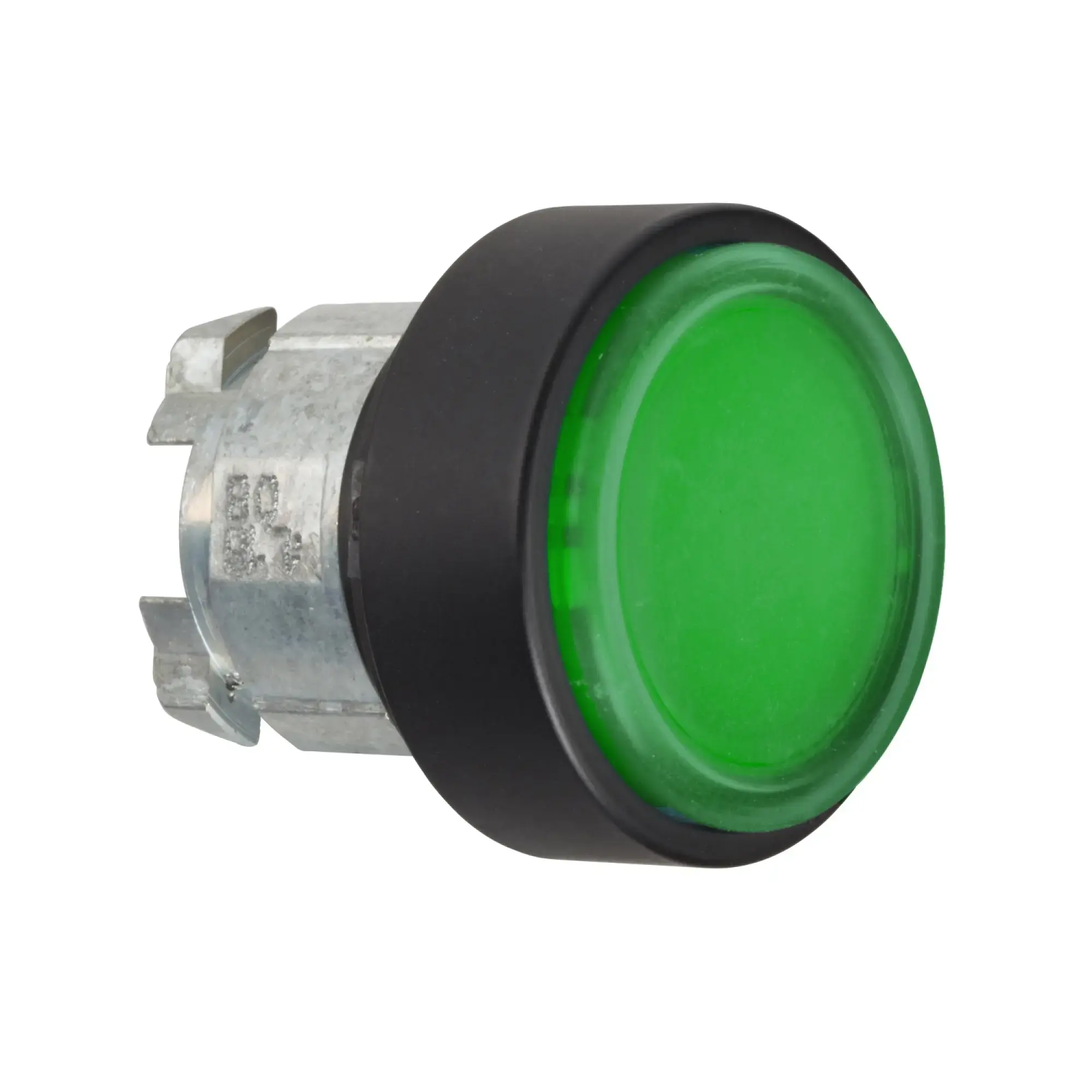 Schneider Electric ZB4BP3837 Push-button, Front Element, Harmony XB4, Black Metal, 22mm, Green, Momentary, with Protective Cap, for Insert Label (img_002) Schneider Electric ZB4BP3837 Push-button, Front Element, Harmony XB4, Black Metal, 22mm, Green, Momentary, with Protective Cap, for Insert Label (img_002)