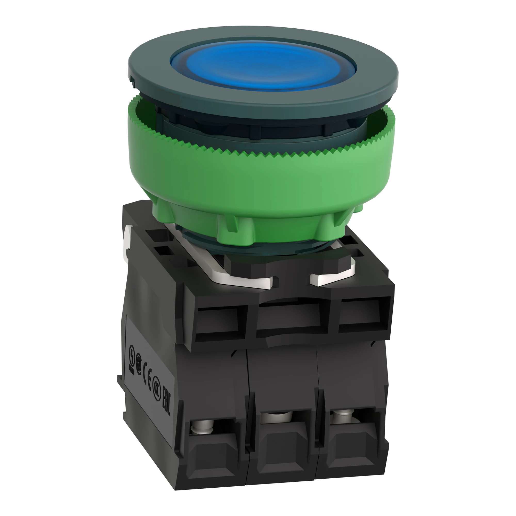 Schneider Electric XB5FW36B5 Illuminated pushbutton, Harmony XB5F, plastic, antimicrobial, blue, 30mm, universal LED, 1NC + 1NO, 24V ACDC (img_004) Schneider Electric XB5FW36B5 Illuminated pushbutton, Harmony XB5F, plastic, antimicrobial, blue, 30mm, universal LED, 1NC + 1NO, 24V ACDC (img_004)