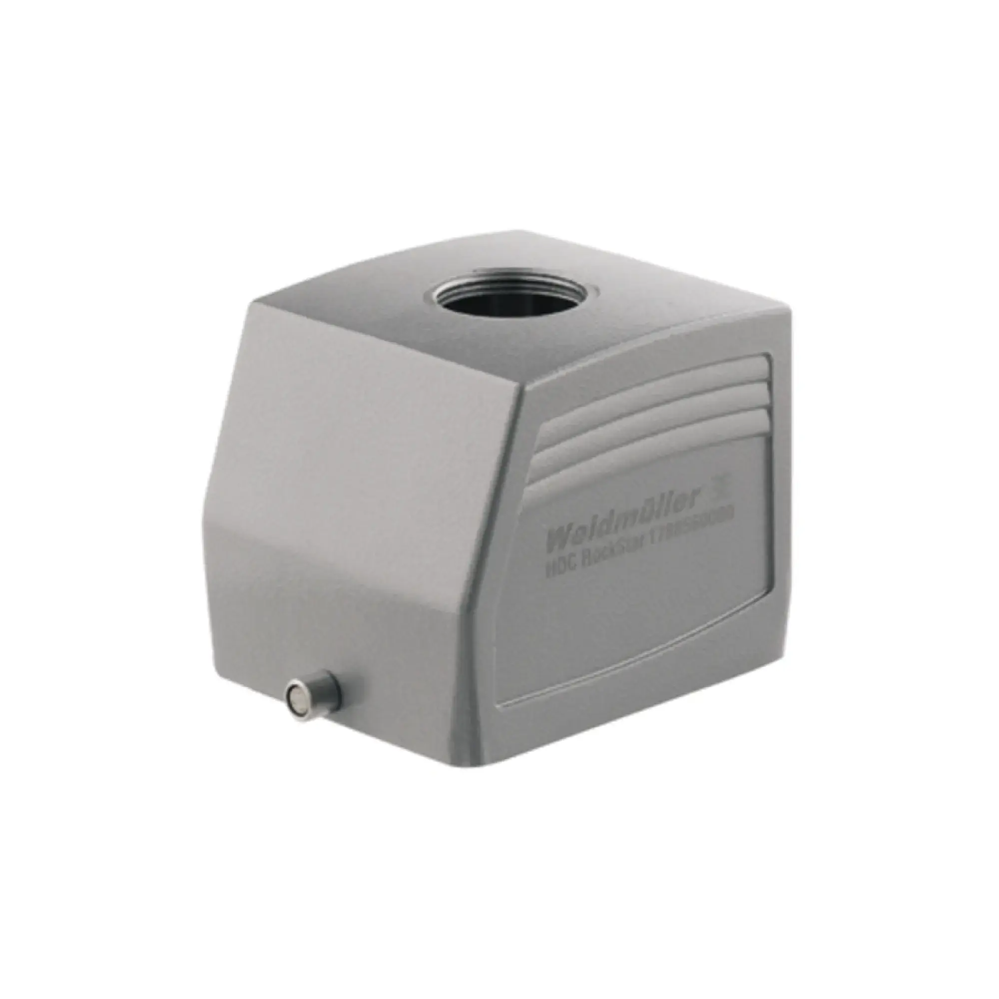 Weidmüller 1666730000 Housing (industry plug-in connectors), Cable entry from top, Plug housing, End-locking clamp, lower side, Size: 9, IP65 (in plugged condition) (img_001)