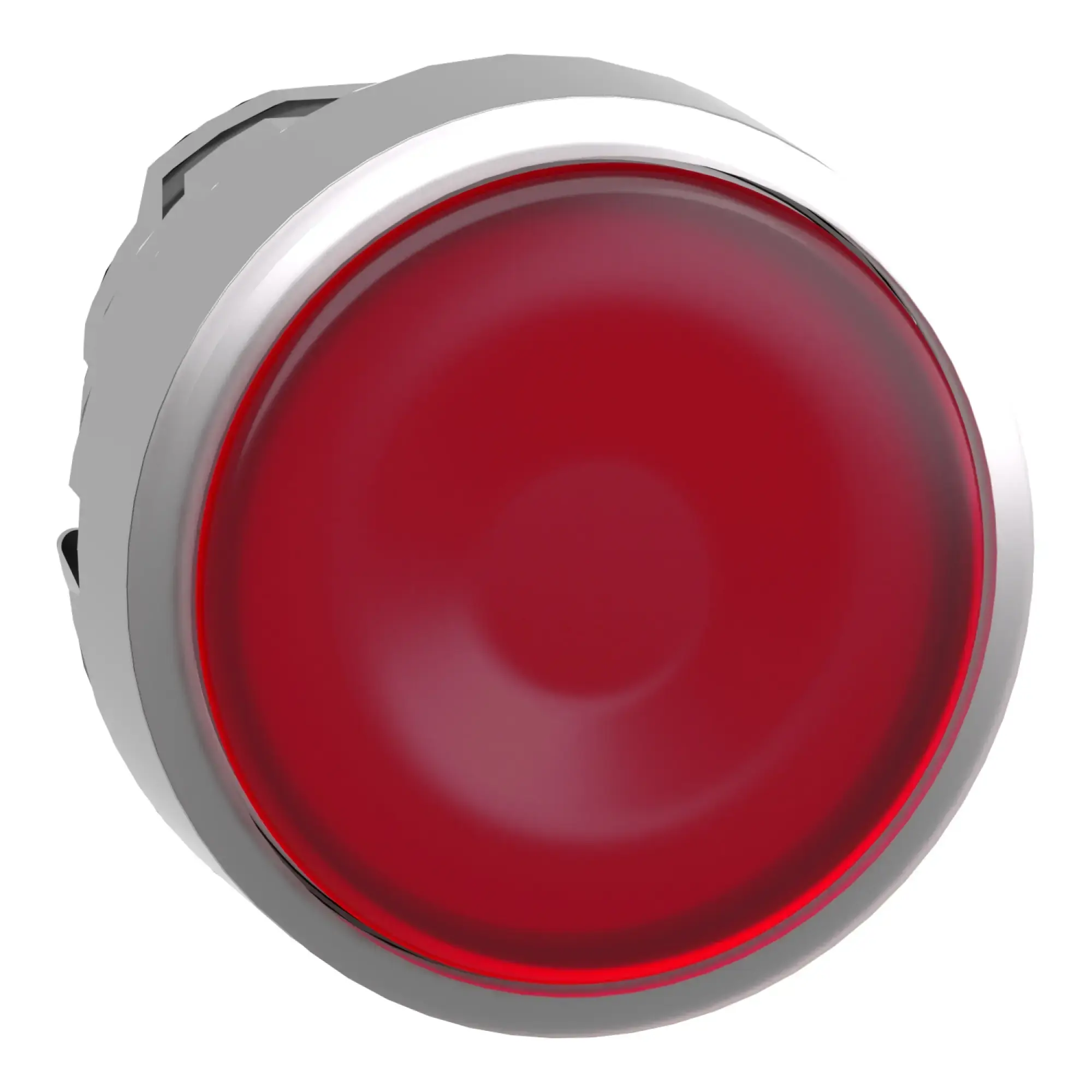 Schneider Electric ZB4BA48 Illuminated pushbutton, front element, Harmony XB4, metal, 22mm, red, momentary, for universal LED, for insert label (img_010) Schneider Electric ZB4BA48 Illuminated pushbutton, front element, Harmony XB4, metal, 22mm, red, momentary, for universal LED, for insert label (img_010)
