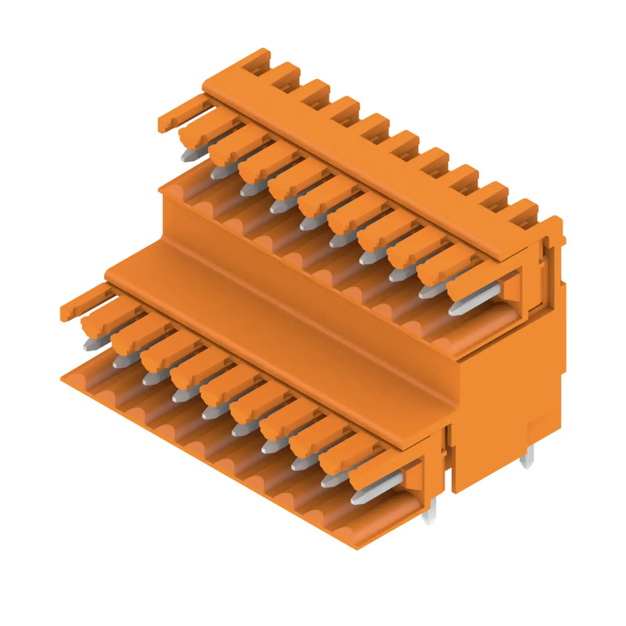 Weidmüller 1642130000 PCB connector (board connection), 160 V, 10.5 A, Pitch in mm: 3.50, Number of poles: 20, THT solder connection, Box (img_001) Weidmüller 1642130000 PCB connector (board connection), 160 V, 10.5 A, Pitch in mm: 3.50, Number of poles: 20, THT solder connection, Box (img_001)