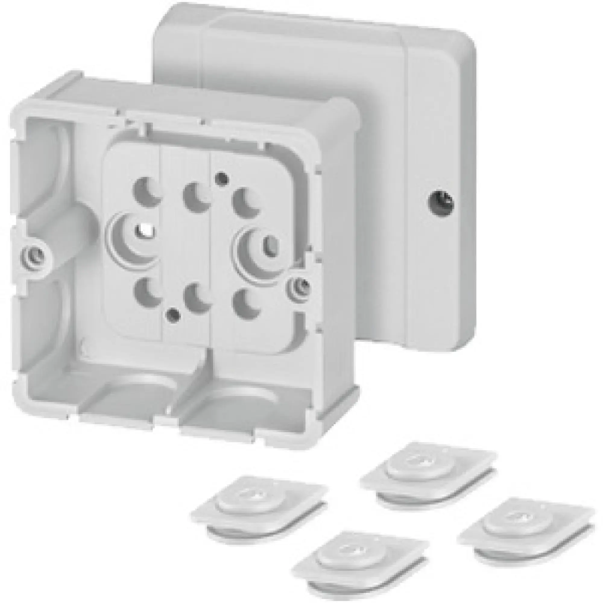 Hensel 6000037 Kabelabzweigkasten bis 2,5 qmm 3phasig, 4 qmm 1phasig, ohne Klemme DP 9020 (img_001)