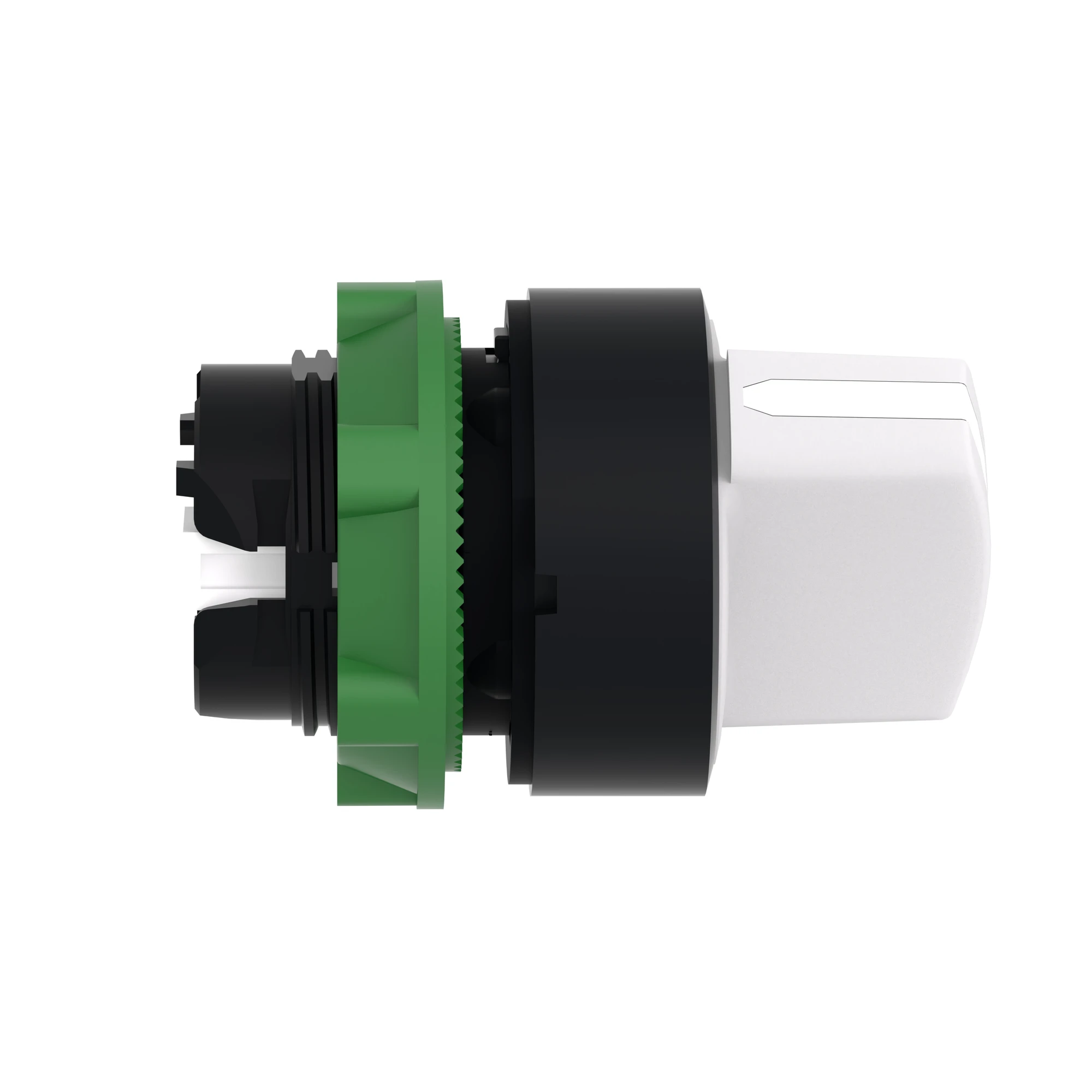 Schneider Electric ZB5AD201 Selector switch, front element, Harmony XB5, plastic, 22mm, white, 2 positions, latching (img_003)