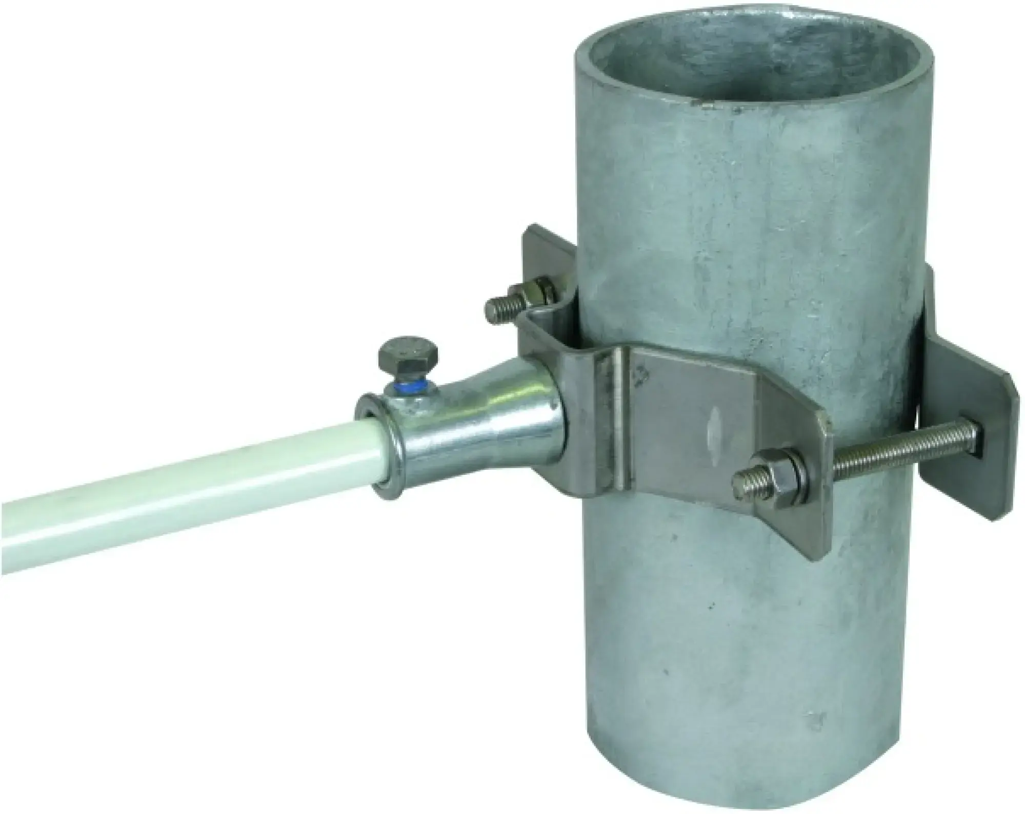 Dehn 106353 Pipe clamp D 70-90mm StSt with socket ZDC D 16mm f. DEHNiso (img_001) Dehn 106353 Pipe clamp D 70-90mm StSt with socket ZDC D 16mm f. DEHNiso (img_001)