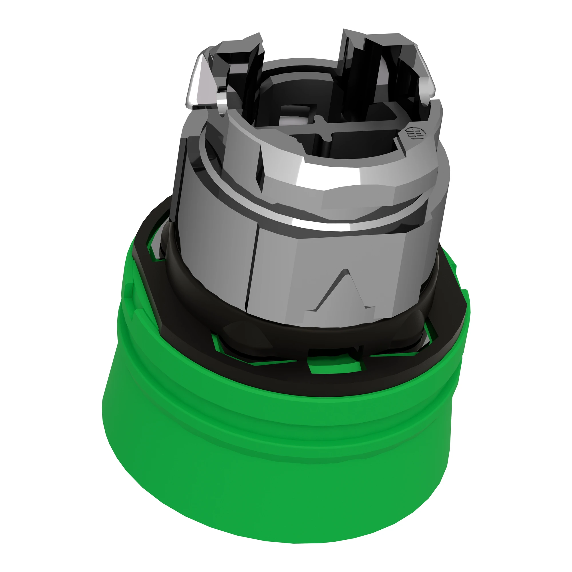 Schneider Electric ZB4BP3S Pushbutton, Front Element, Harmony XB4, Metal, 22mm, Green, Blank, Momentary, with Protective Cap (img_006) Schneider Electric ZB4BP3S Pushbutton, Front Element, Harmony XB4, Metal, 22mm, Green, Blank, Momentary, with Protective Cap (img_006)