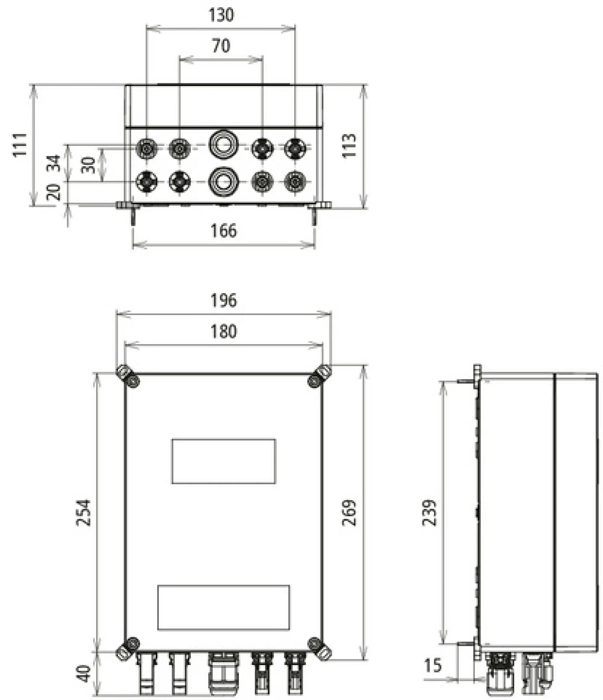 Dehn 900986 Type1+2 generator junct. box,IP65 encl. f. PV, 2MPPT, 1 string each, to 1200V DC (img_002)